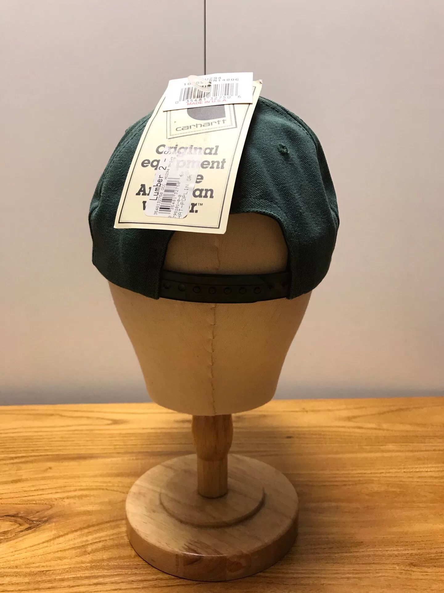 Carhartt 80s US Carhartt HU294 Hunter Green Cap Size ONE SIZE - 3 Thumbnail