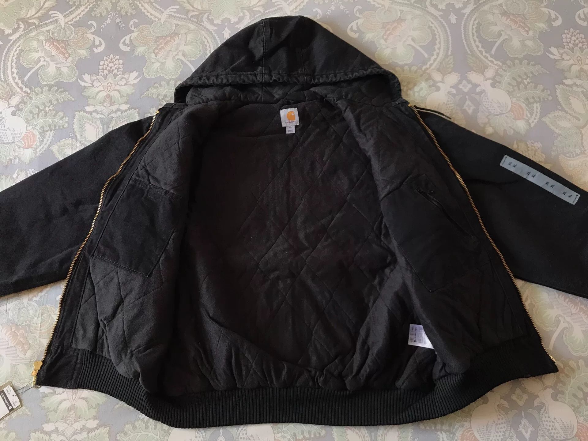 Carhartt Carhartt 101540 Washed Canvas Hooded Jacket Size US XL / EU 56 / 4 - 3 Thumbnail