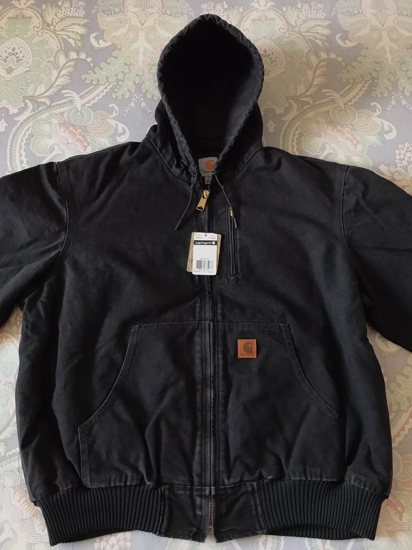 Carhartt Carhartt 101540 Washed Canvas Hooded Jacket Size US XL / EU 56 / 4 - 4 Thumbnail