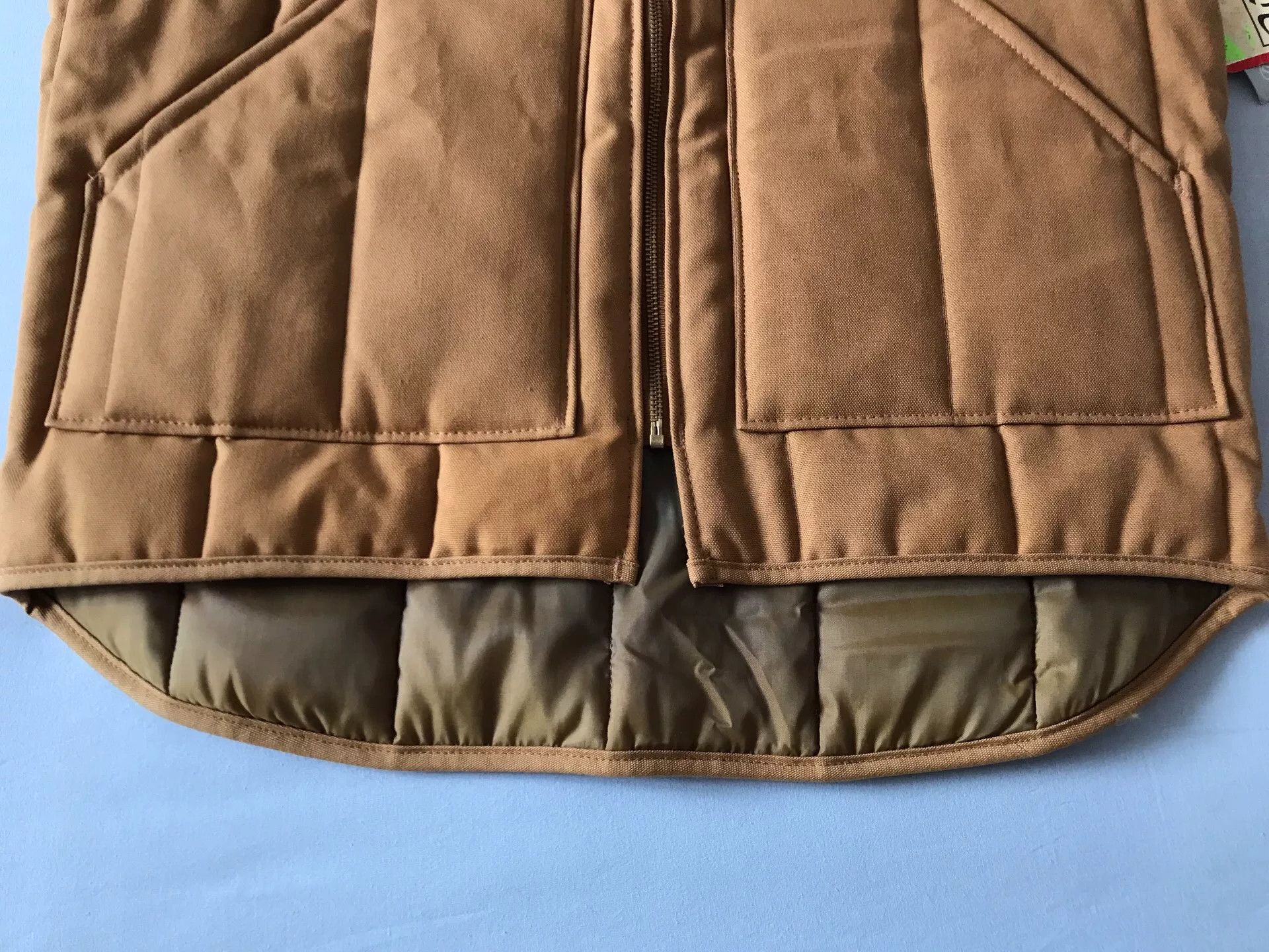 Walls 90s Walls 8390 Brown Canvas Work Vest Size US L / EU 52-54 / 3 - 4 Thumbnail
