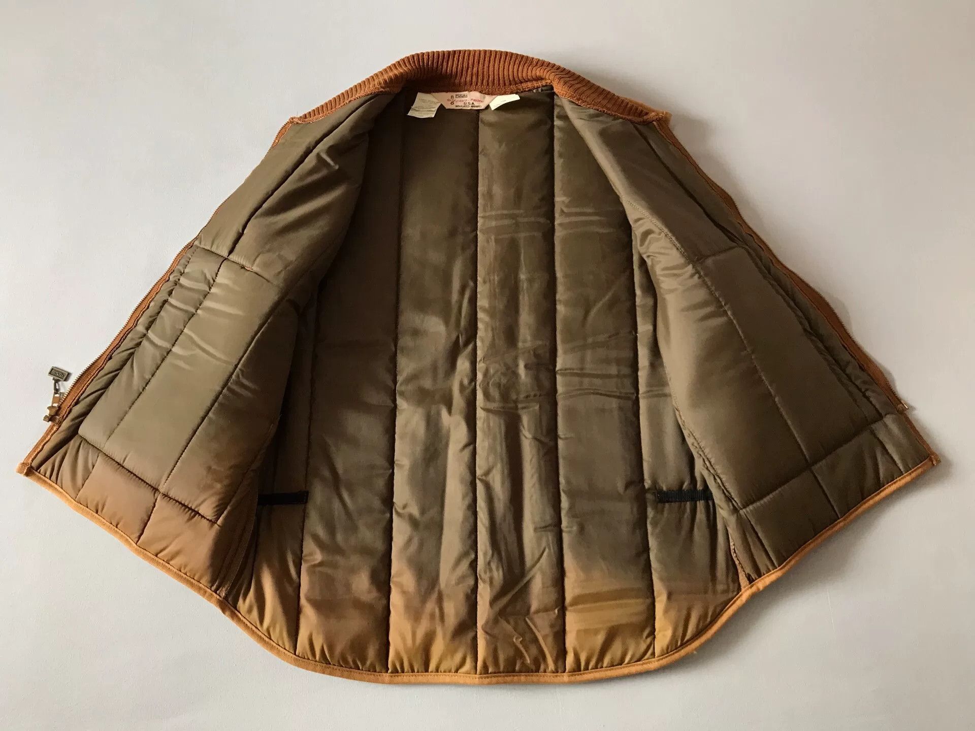 Walls 90s Walls 8390 Brown Canvas Work Vest Size US L / EU 52-54 / 3 - 3 Thumbnail