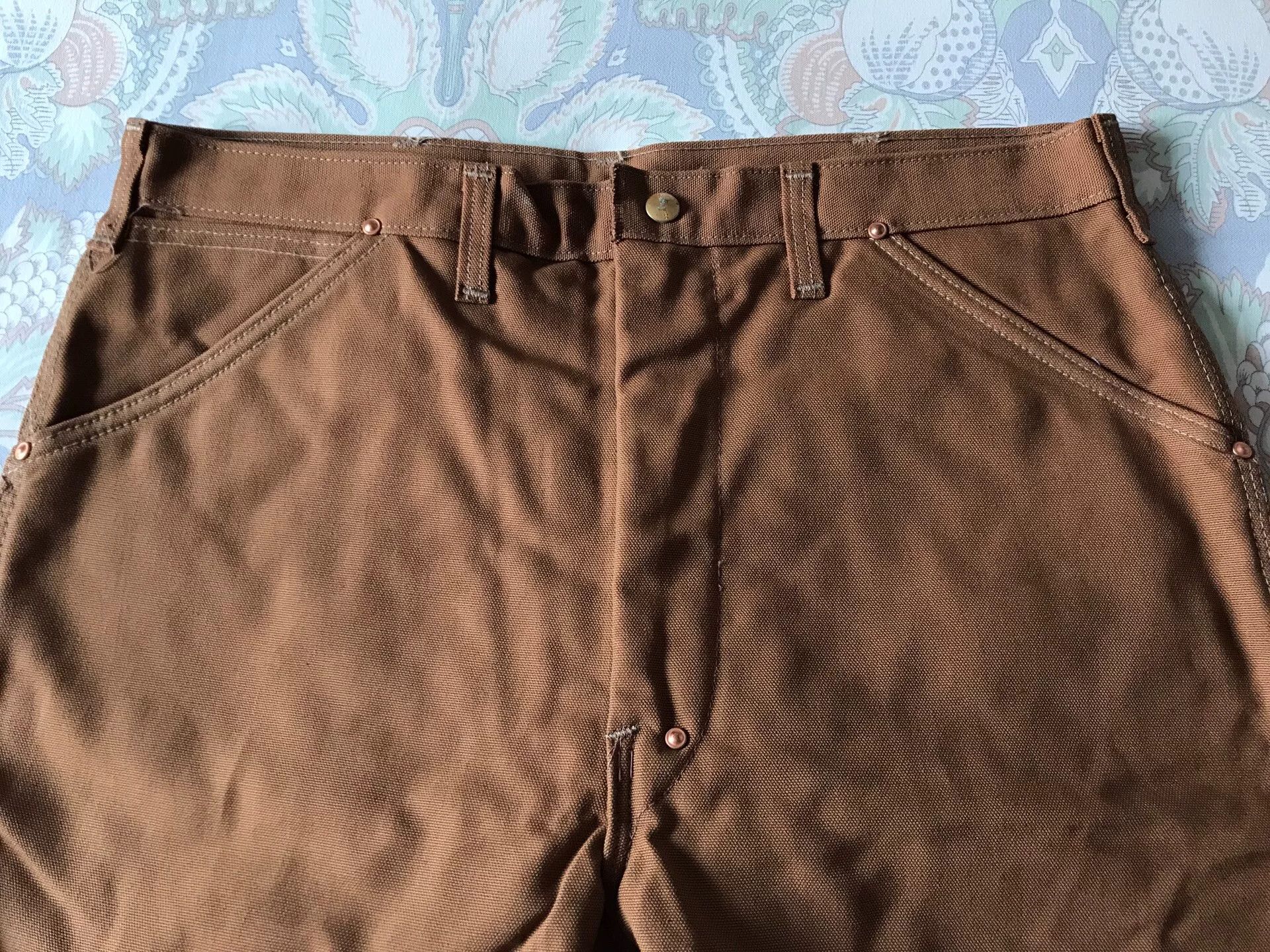 Carhartt 90s Carhartt 62WQ Brown Work Pants Size US 36 / EU 52 - 4 Thumbnail