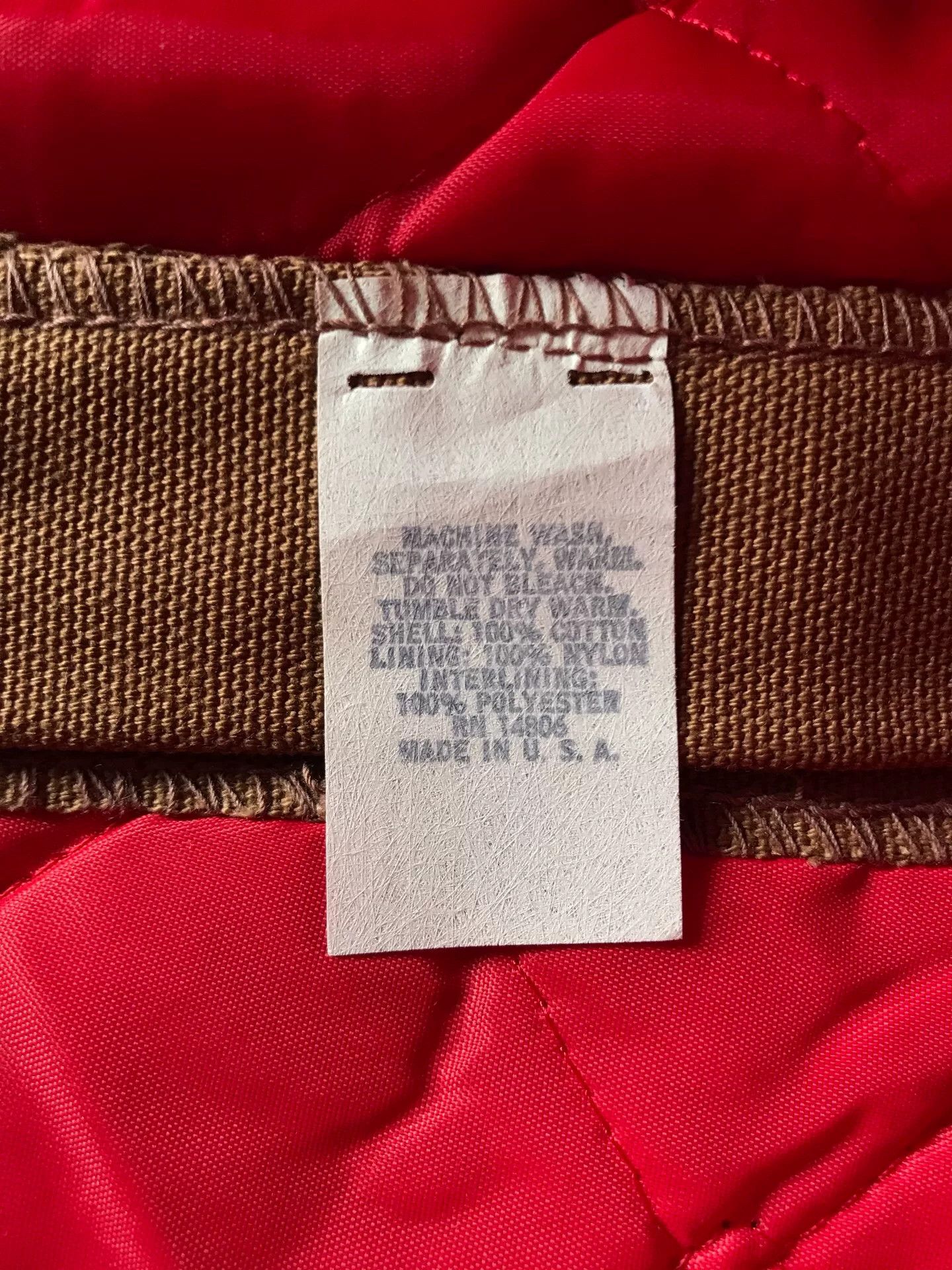 Carhartt 90s Carhartt 62WQ Brown Work Pants Size US 36 / EU 52 - 9 Thumbnail