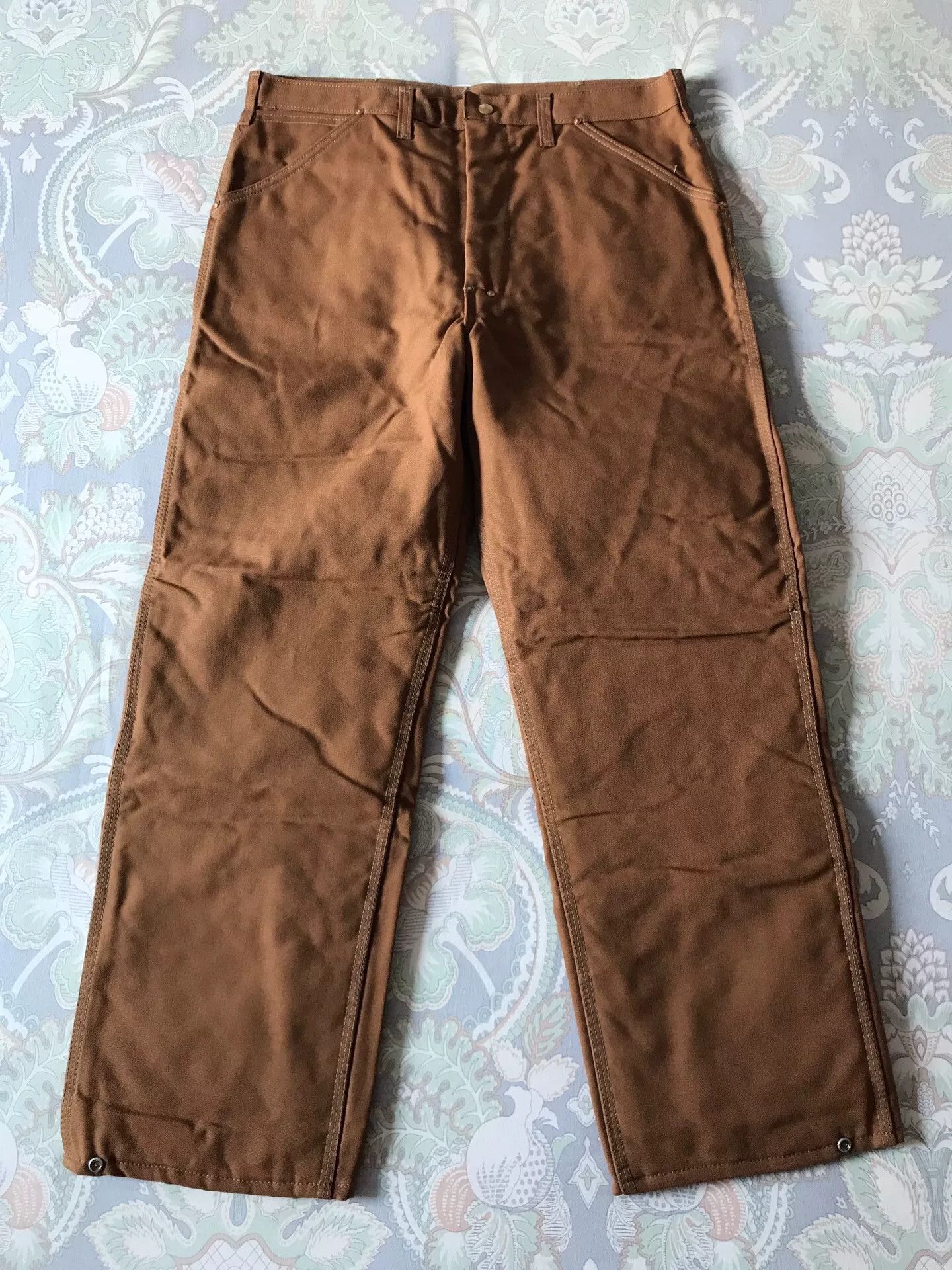 Carhartt 90s Carhartt 62WQ Brown Work Pants Size US 36 / EU 52 - 2 Thumbnail