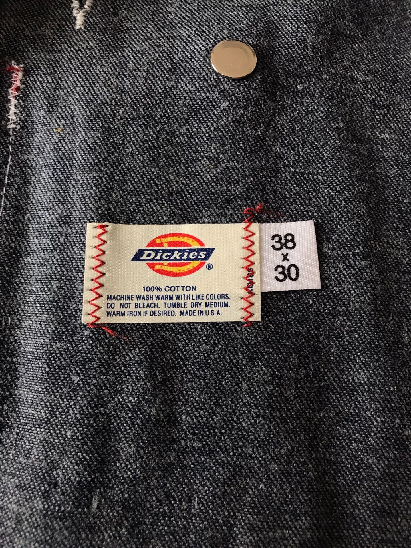 Dickies 80s US Dickies S8393L Blue Overalls W38L30 Size US 38 / EU 54 - 9 Thumbnail