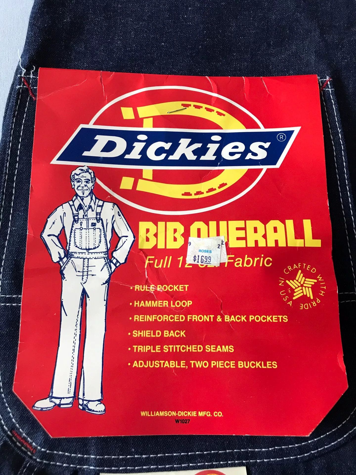 Dickies 80s US Dickies S8393L Blue Overalls W38L30 Size US 38 / EU 54 - 7 Thumbnail
