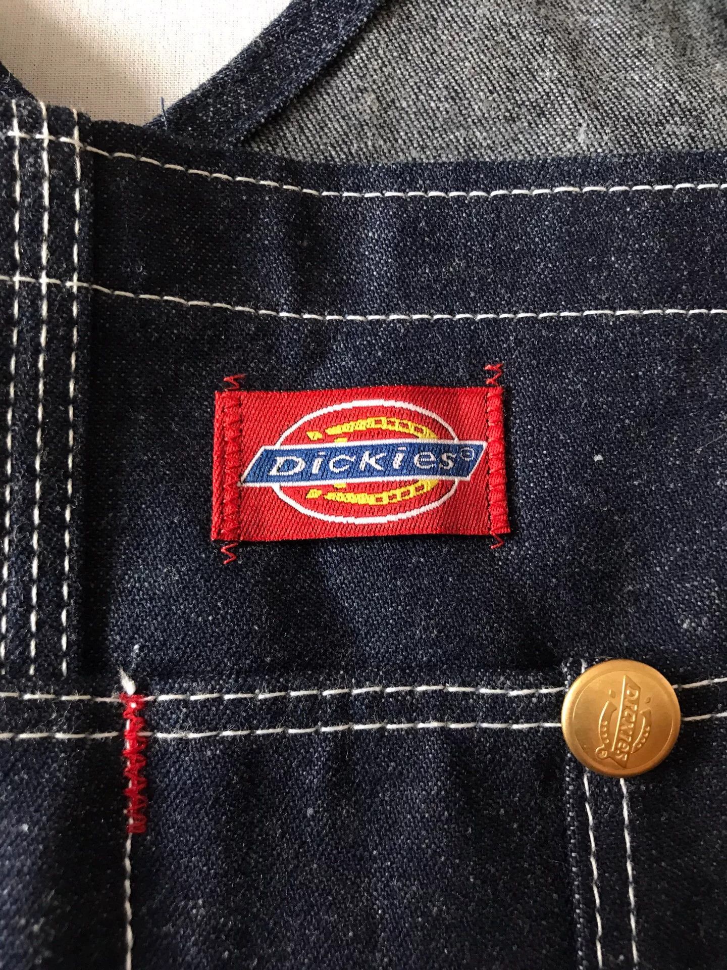 Dickies 80s US Dickies S8393L Blue Overalls W38L30 Size US 38 / EU 54 - 5 Thumbnail