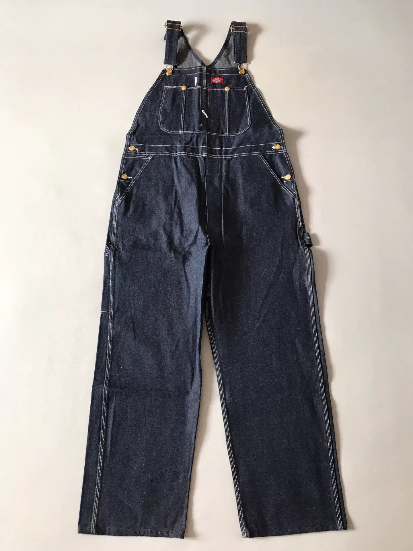 Dickies 80s US Dickies S8393L Blue Overalls W38L30 Size US 38 / EU 54 - 3 Thumbnail