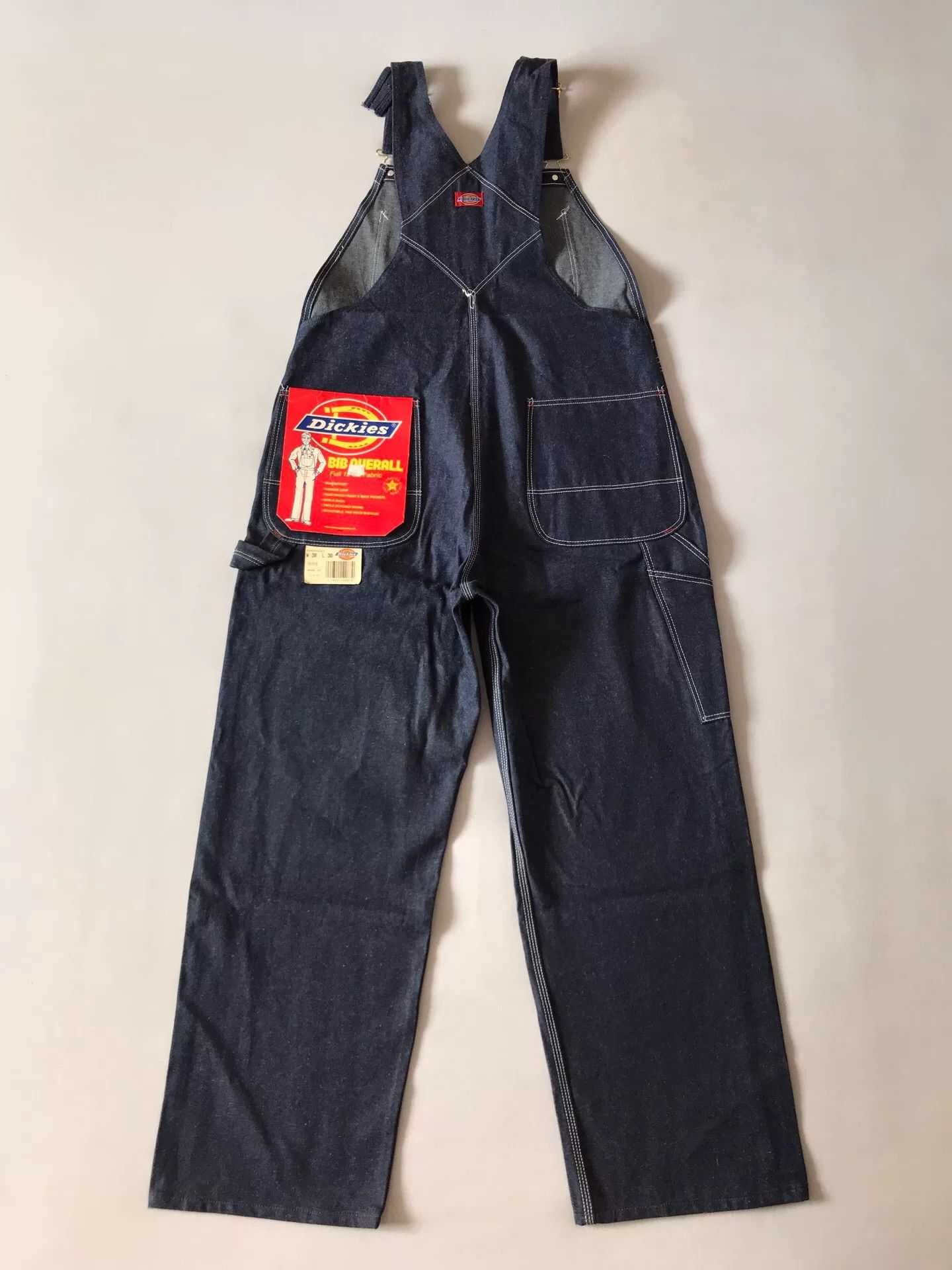 Dickies 80s US Dickies S8393L Blue Overalls W38L30 Size US 38 / EU 54 - 4 Thumbnail