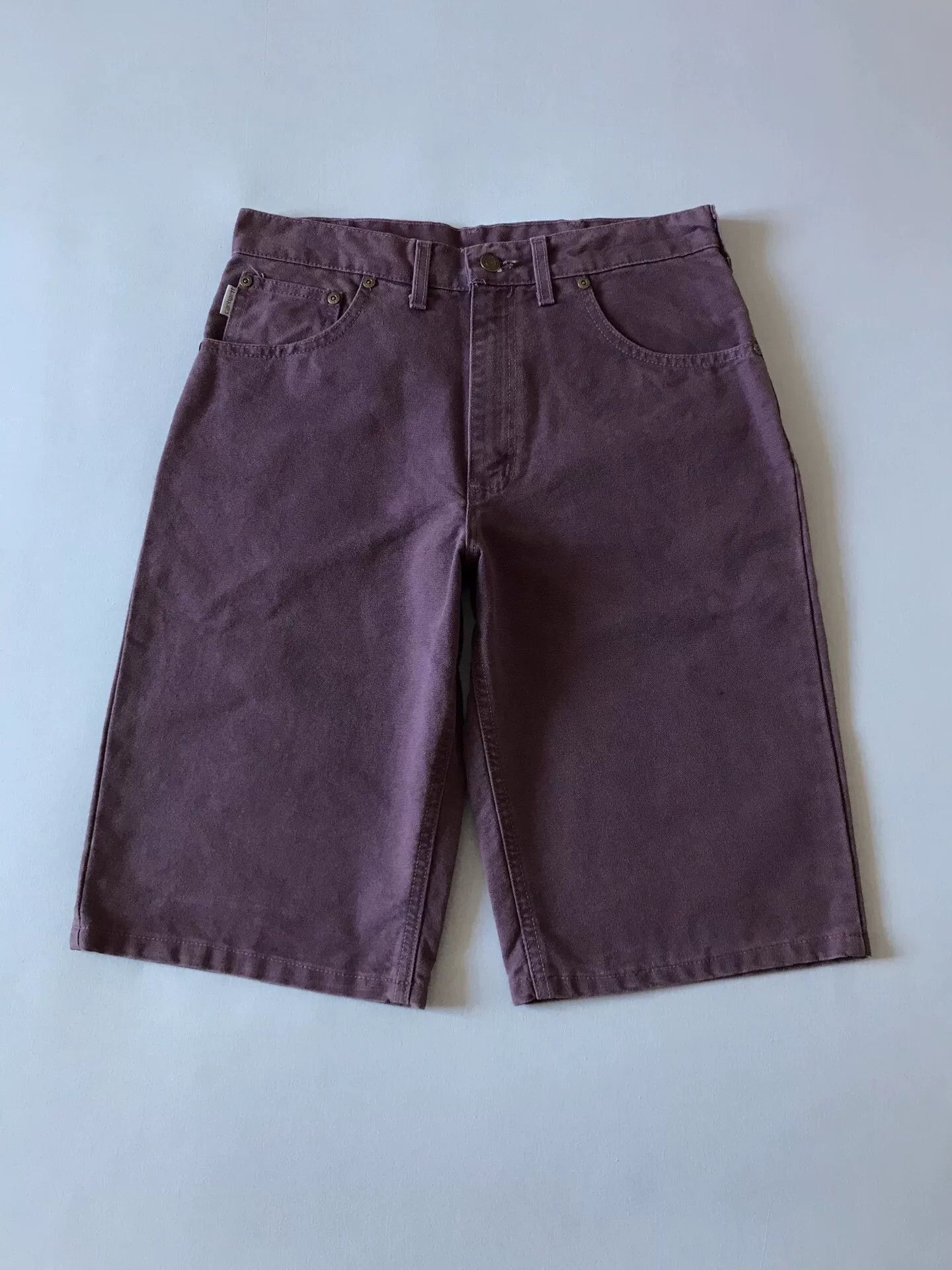 Carhartt 90s Carhartt WU4957 Purple Cargo Shorts Size US 32 / EU 48 - 2 Thumbnail