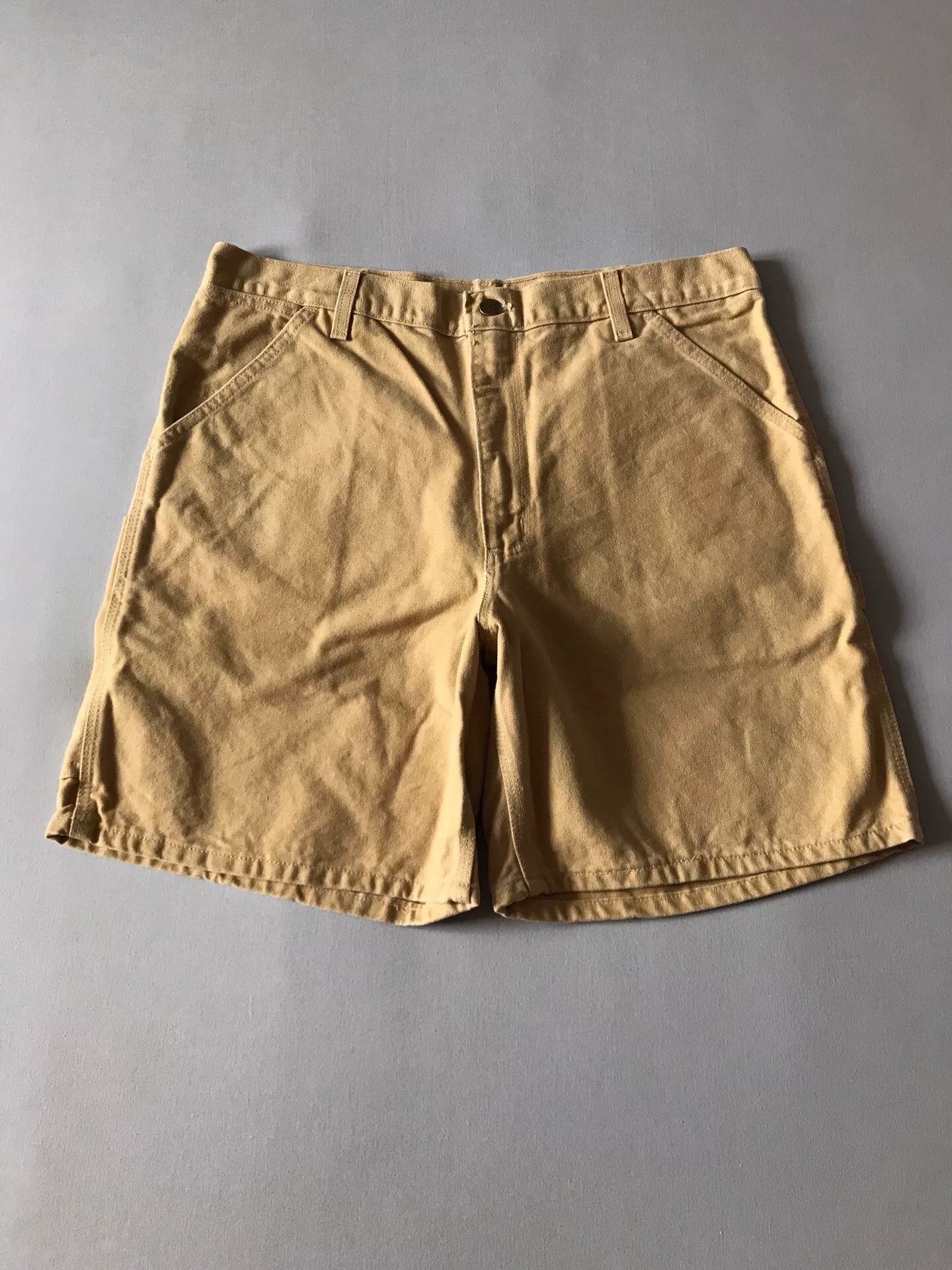 Carhartt 90s US Carhartt B24 Canvas Cargo Shorts Size US 36 / EU 52 - 2 Thumbnail
