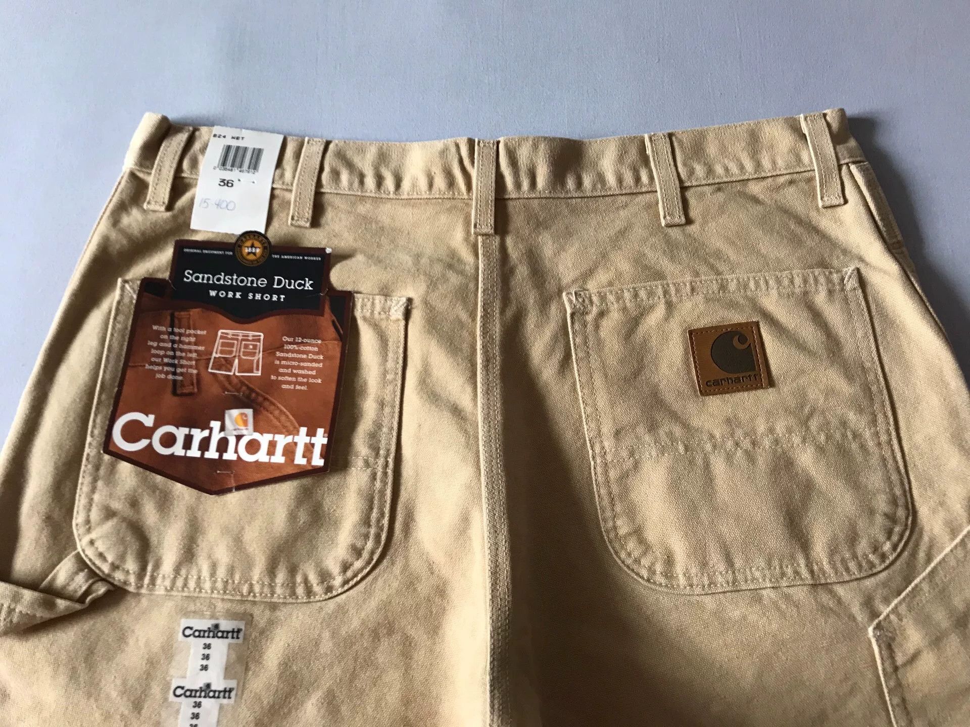 Carhartt 90s US Carhartt B24 Canvas Cargo Shorts Size US 36 / EU 52 - 3 Thumbnail