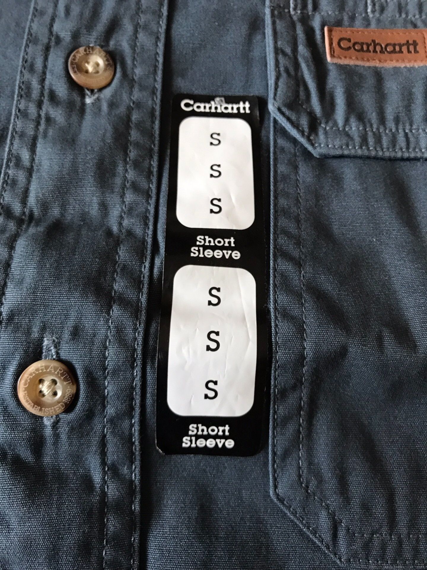 Carhartt Carhartt S110 STM Short Sleeve Shirt Size US S / EU 44-46 / 1 - 5 Thumbnail