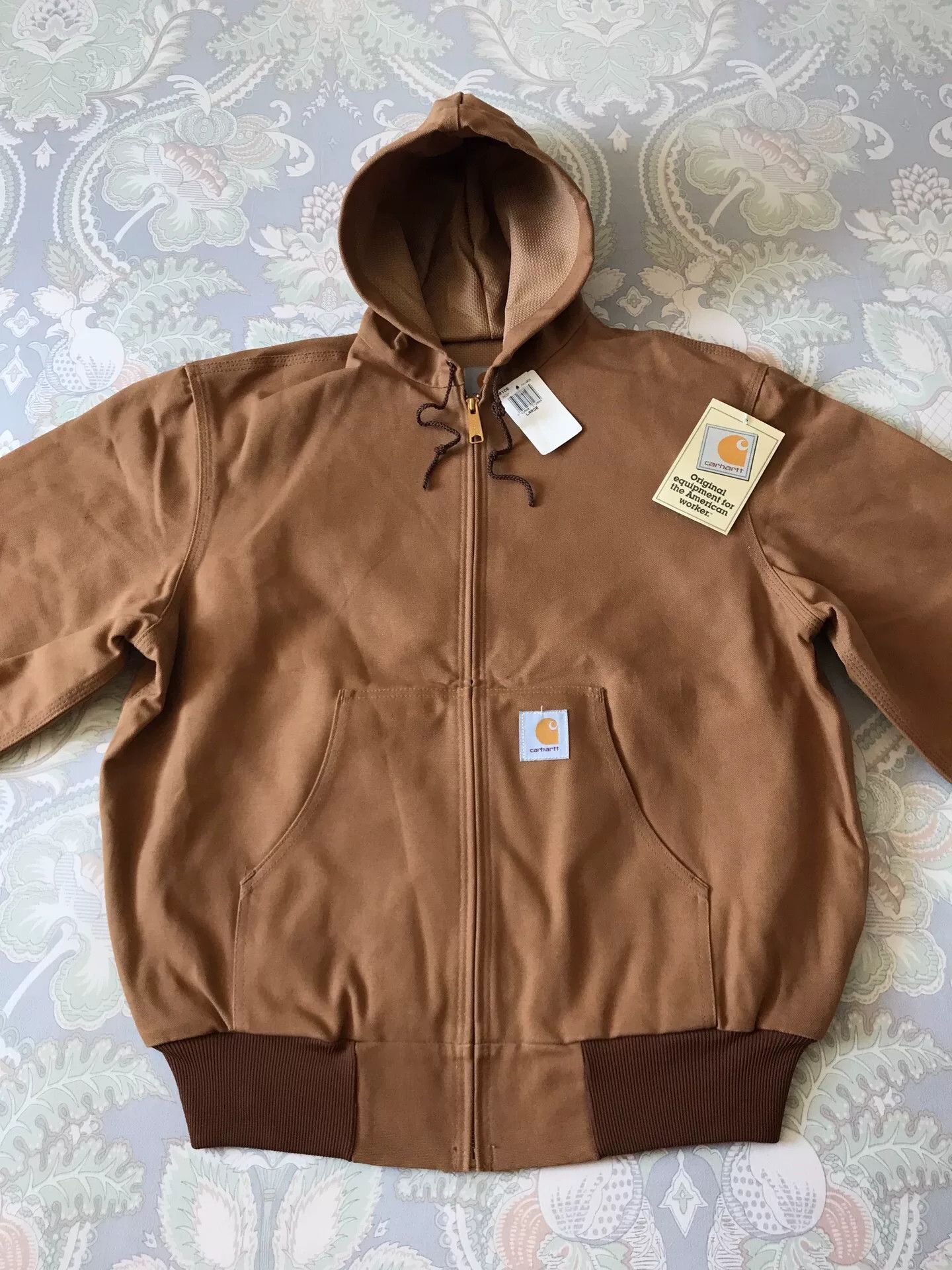 Carhartt 90s Carhartt JR106 Canvas Hooded Jacket Size US L / EU 52-54 / 3 - 4 Thumbnail