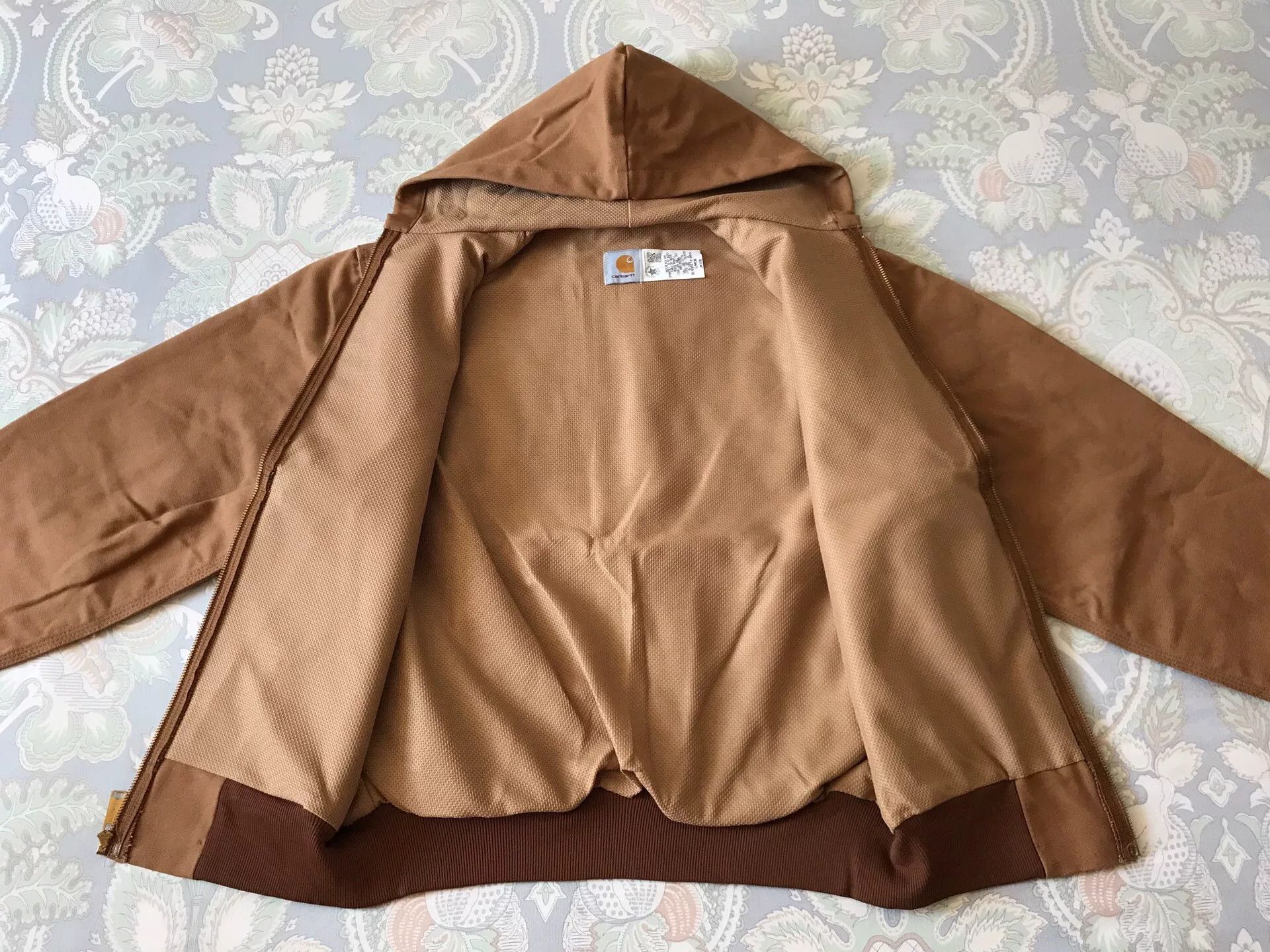 Carhartt 90s Carhartt JR106 Canvas Hooded Jacket Size US L / EU 52-54 / 3 - 3 Thumbnail