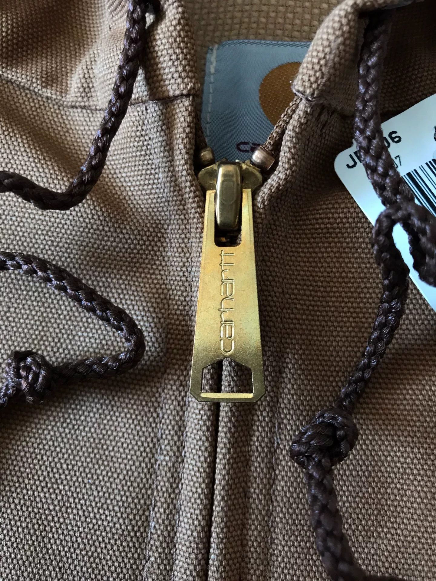 Carhartt 90s Carhartt JR106 Canvas Hooded Jacket Size US L / EU 52-54 / 3 - 7 Thumbnail
