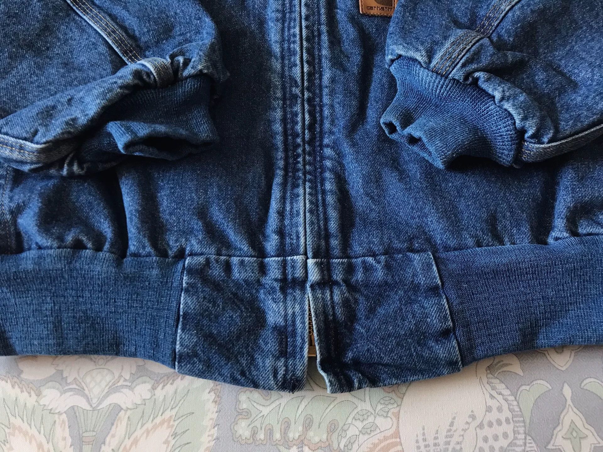 Carhartt Carhartt J139 Hooded Denim Work Jacket Size US XL / EU 56 / 4 - 5 Thumbnail