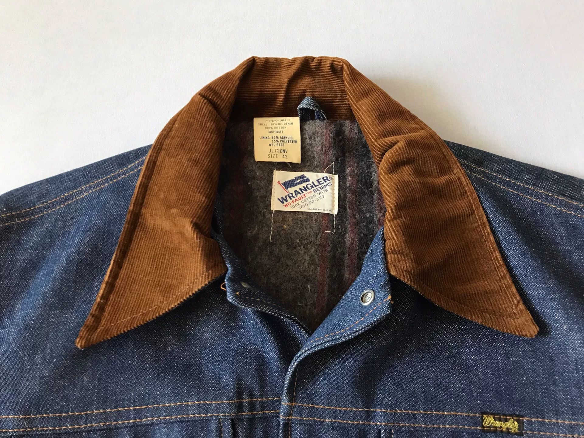 Wrangler 1970s Wrangler Western Denim Jacket Size US XS / EU 42 / 0 - 8 Thumbnail