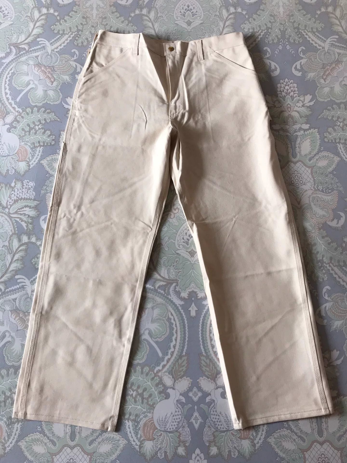 Carhartt 90s Carhartt 72WS White W36L30 Work Pants Size US 36 / EU 52 - 2 Thumbnail