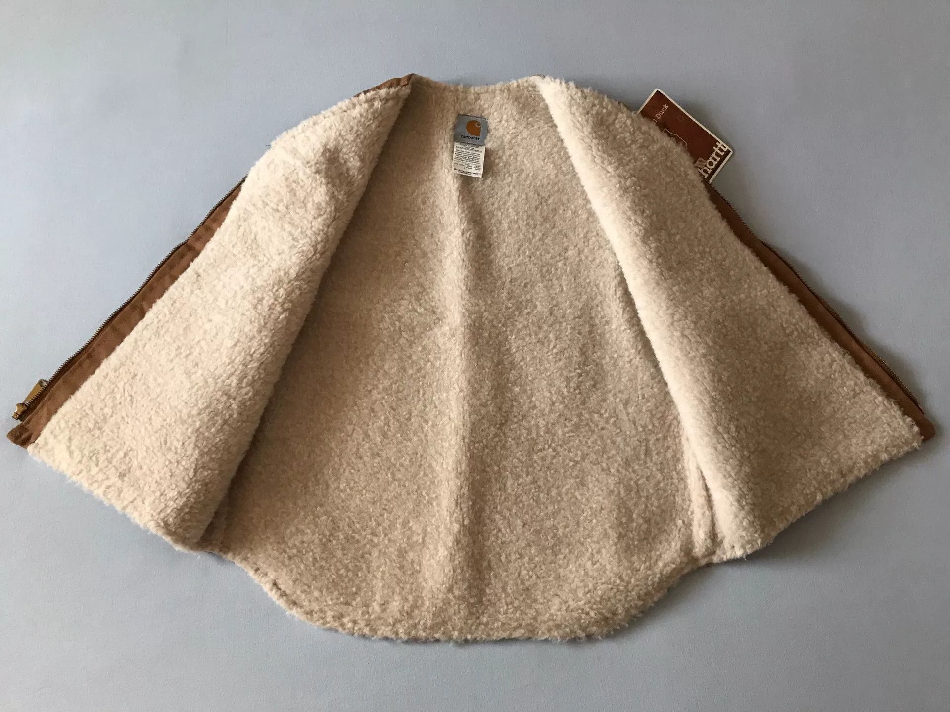 Carhartt Carhartt V03 Sherpa-Lined Canvas Vest Size US L / EU 52-54 / 3 - 3 Thumbnail