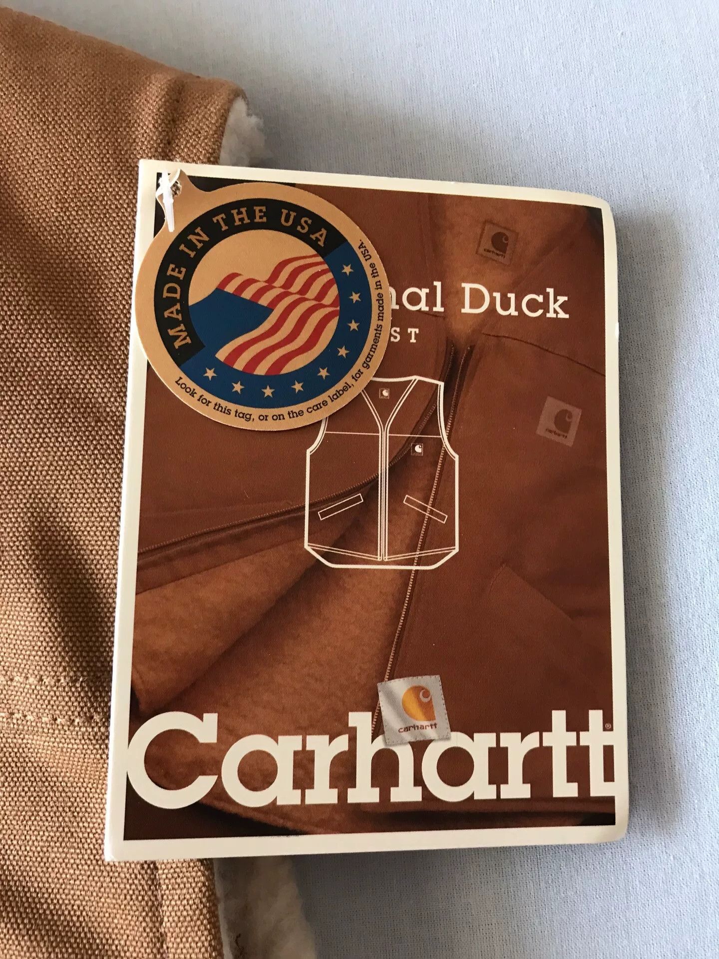 Carhartt Carhartt V03 Sherpa-Lined Canvas Vest Size US L / EU 52-54 / 3 - 7 Thumbnail