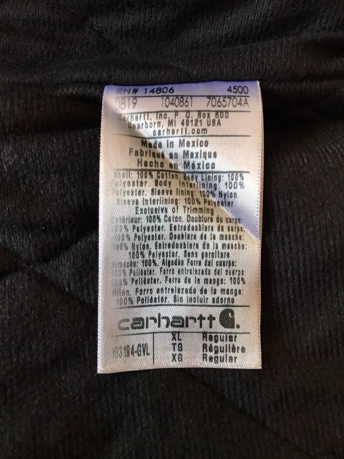 Carhartt Carhartt 103194 Gravel Gray Work Jacket Size US XL / EU 56 / 4 - 9 Thumbnail