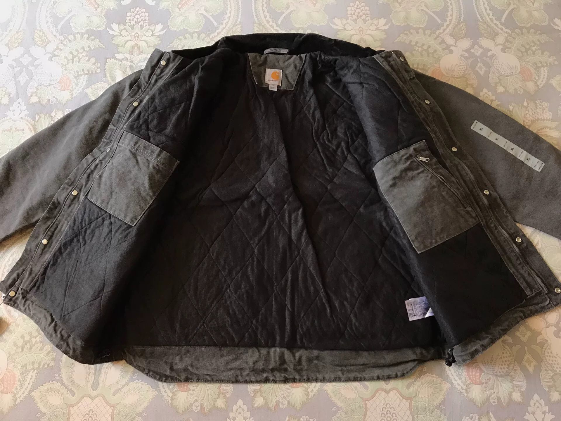 Carhartt Carhartt 103194 Gravel Gray Work Jacket Size US XL / EU 56 / 4 - 3 Thumbnail