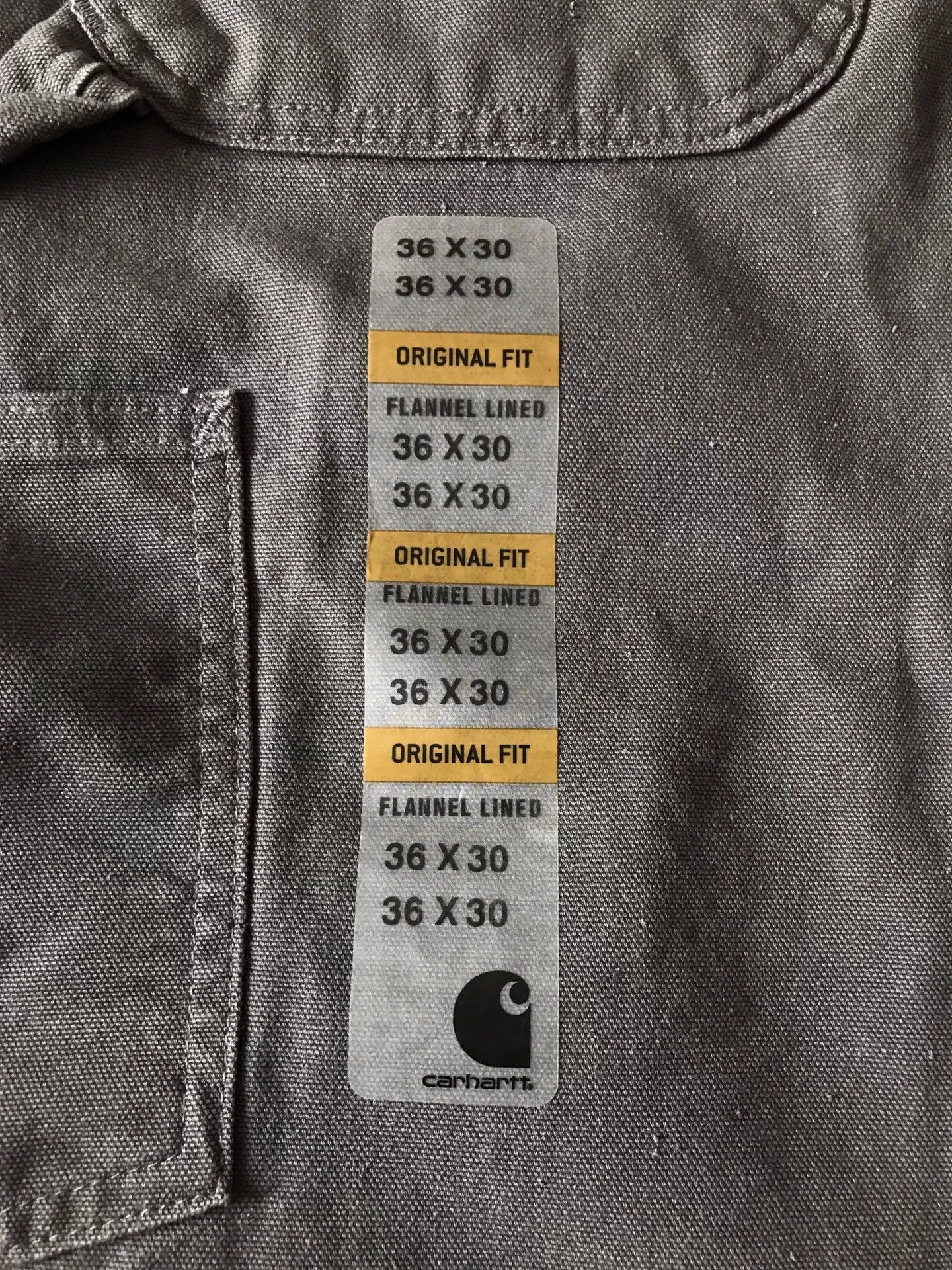 Carhartt Carhartt B111 Flannel Lined Canvas Pants Size US 36 / EU 52 - 7 Thumbnail
