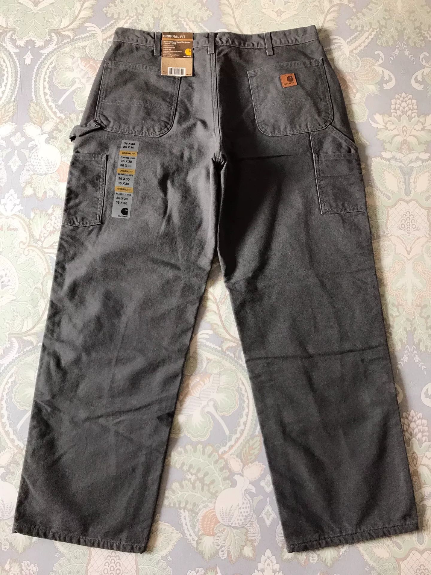 Carhartt Carhartt B111 Flannel Lined Canvas Pants Size US 36 / EU 52 - 3 Thumbnail