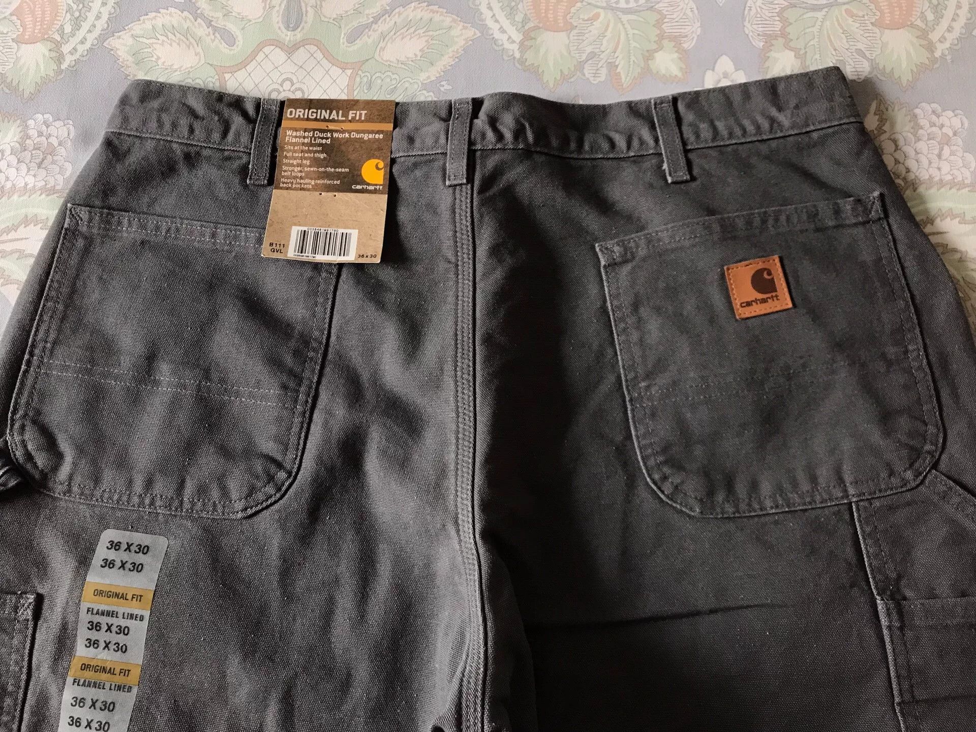 Carhartt Carhartt B111 Flannel Lined Canvas Pants Size US 36 / EU 52 - 5 Thumbnail
