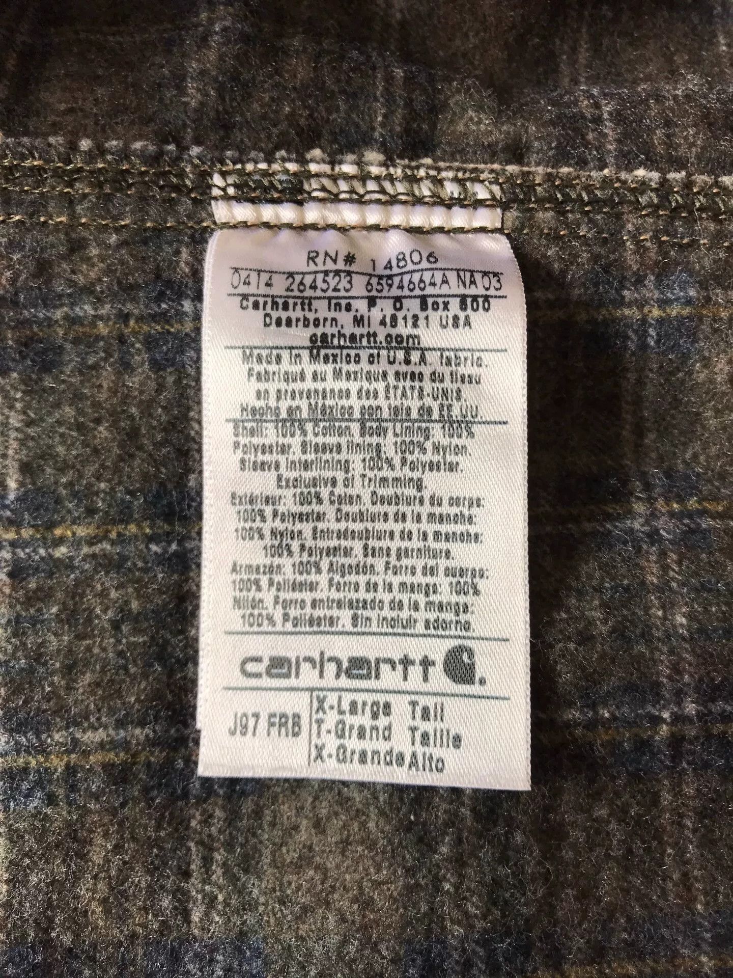 Carhartt Carhartt J97 FRB Detroit Work Jacket Size US XL / EU 56 / 4 - 9 Thumbnail