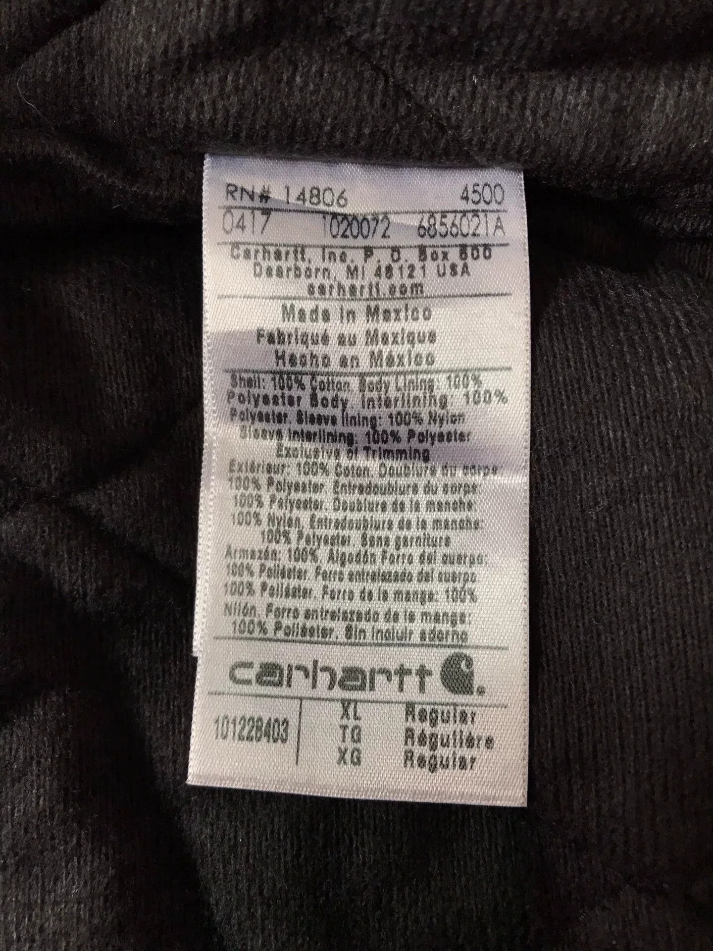 Carhartt Carhartt 101228 Canvas Work Jacket Size US XL / EU 56 / 4 - 8 Thumbnail