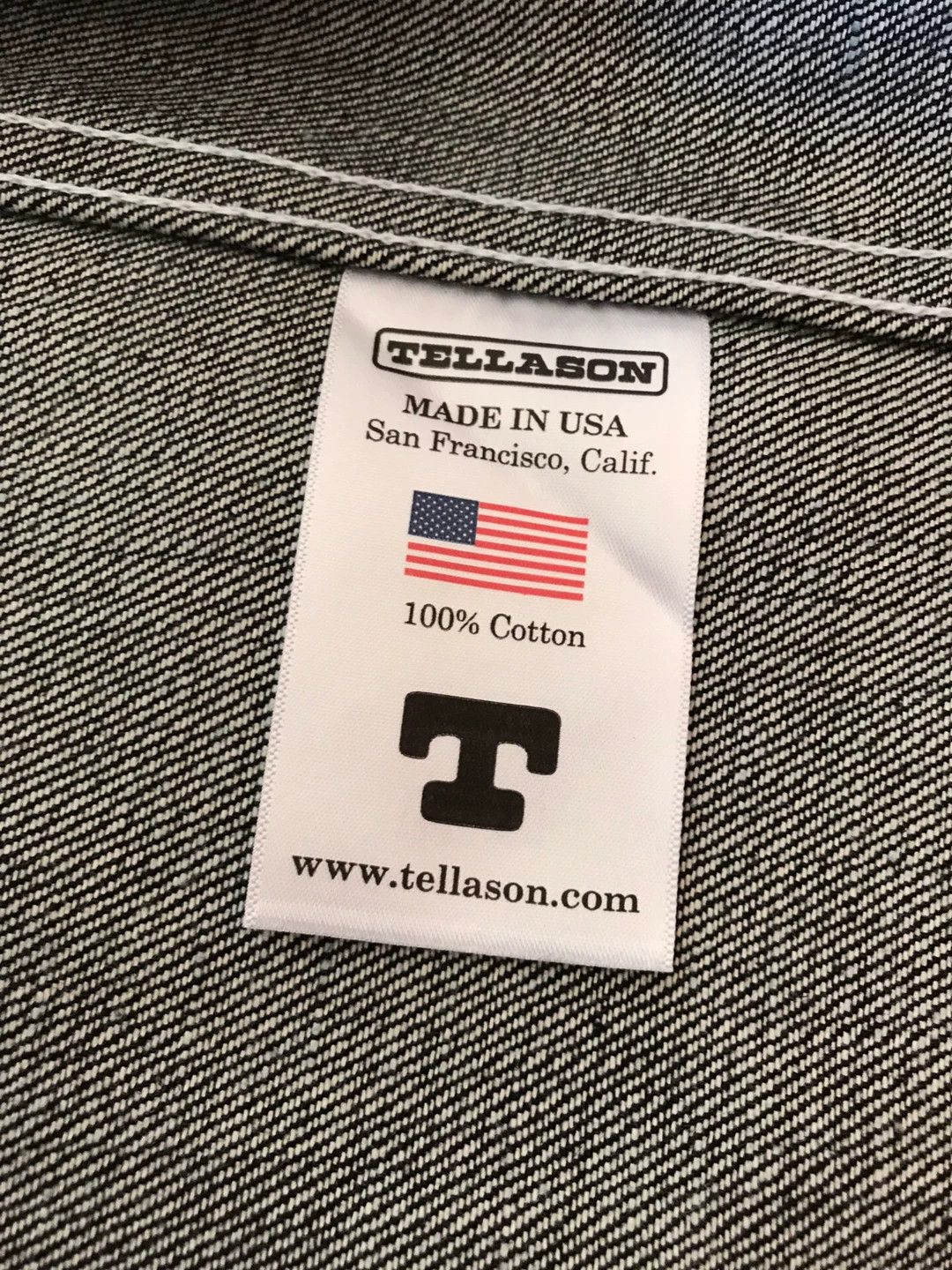Tellason Tellason 1900 White Oak Denim Jacket Size US S / EU 44-46 / 1 - 9 Thumbnail