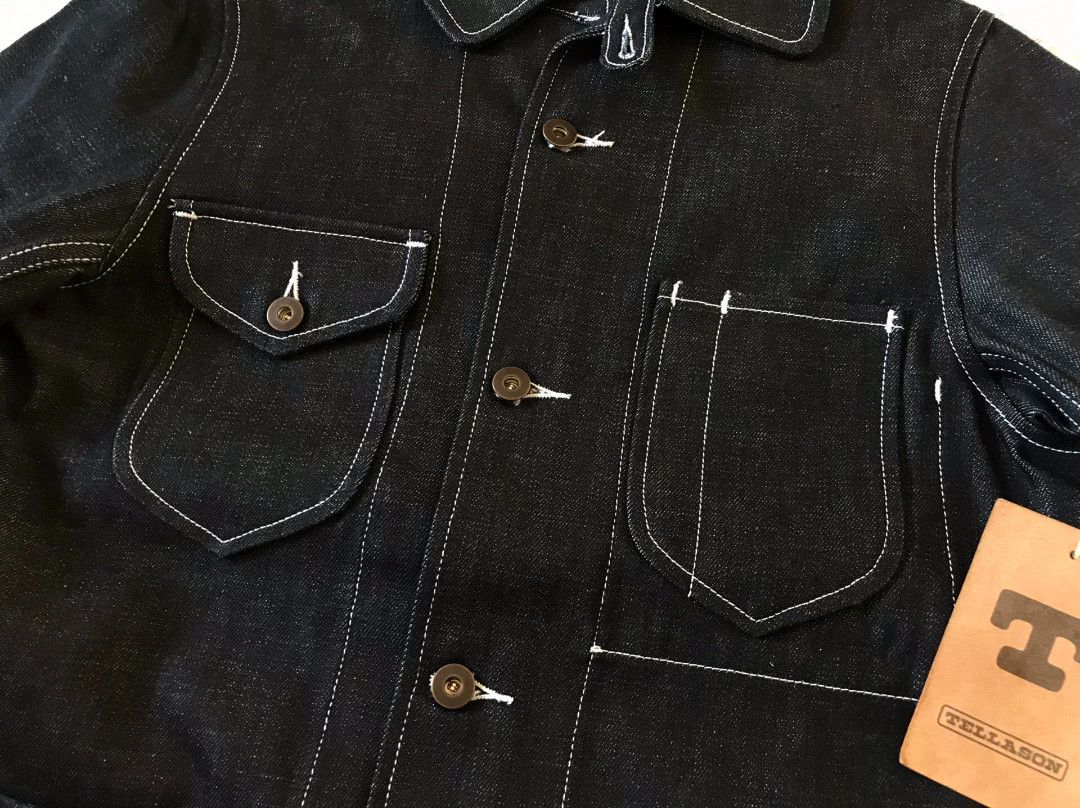 Tellason Tellason 1900 White Oak Denim Jacket Size US S / EU 44-46 / 1 - 5 Thumbnail