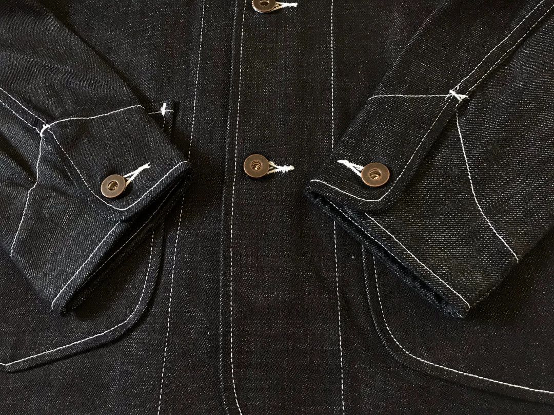 Tellason Tellason 1900 White Oak Denim Jacket Size US S / EU 44-46 / 1 - 6 Thumbnail
