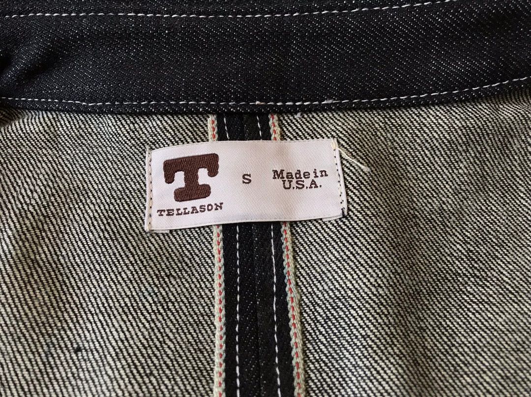 Tellason Tellason 1900 White Oak Denim Jacket Size US S / EU 44-46 / 1 - 8 Thumbnail