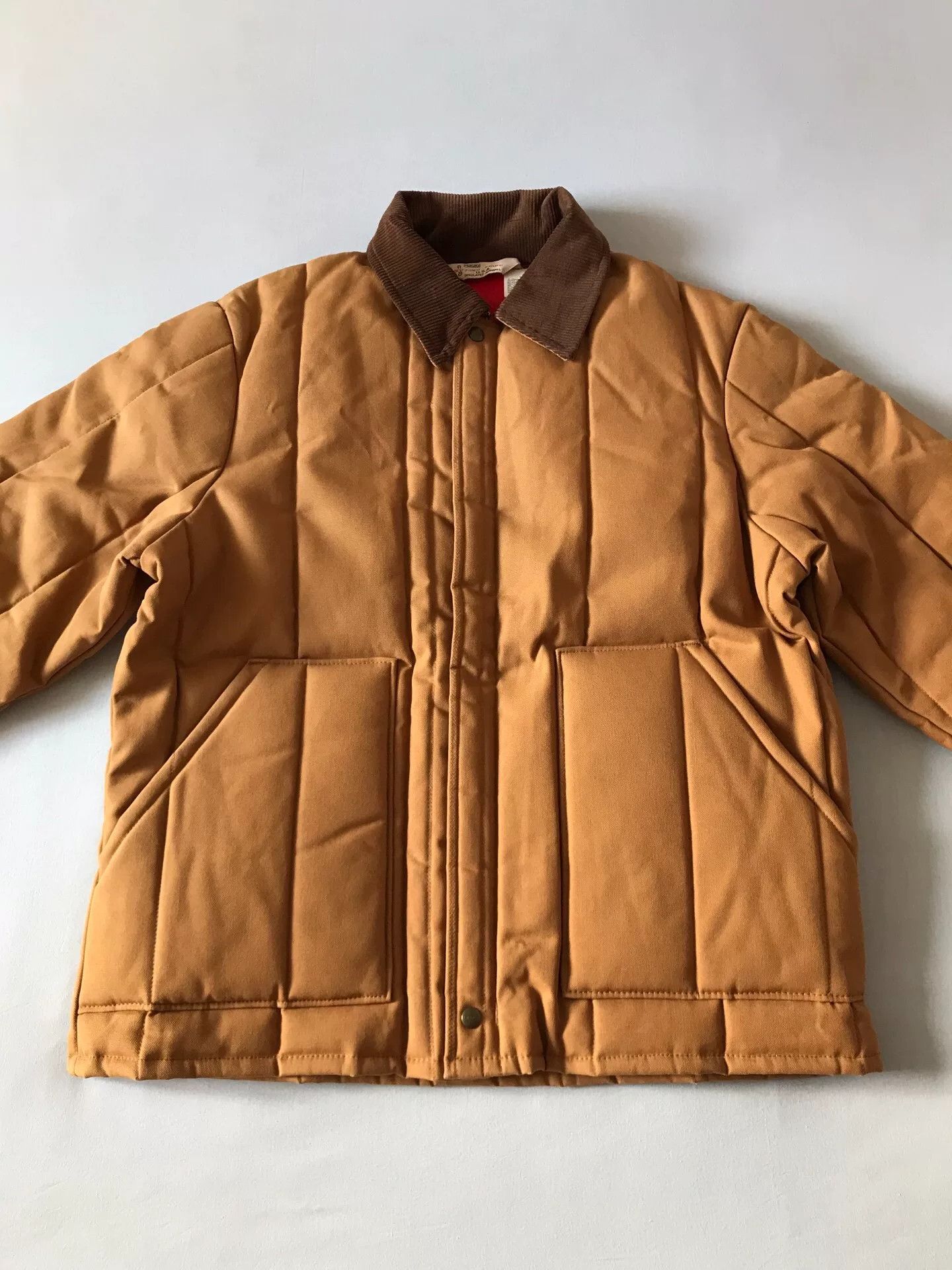 Walls 90s US-Made Walls 23-7550 Brown Canvas Jacket Size US L / EU 52-54 / 3 - 4 Thumbnail