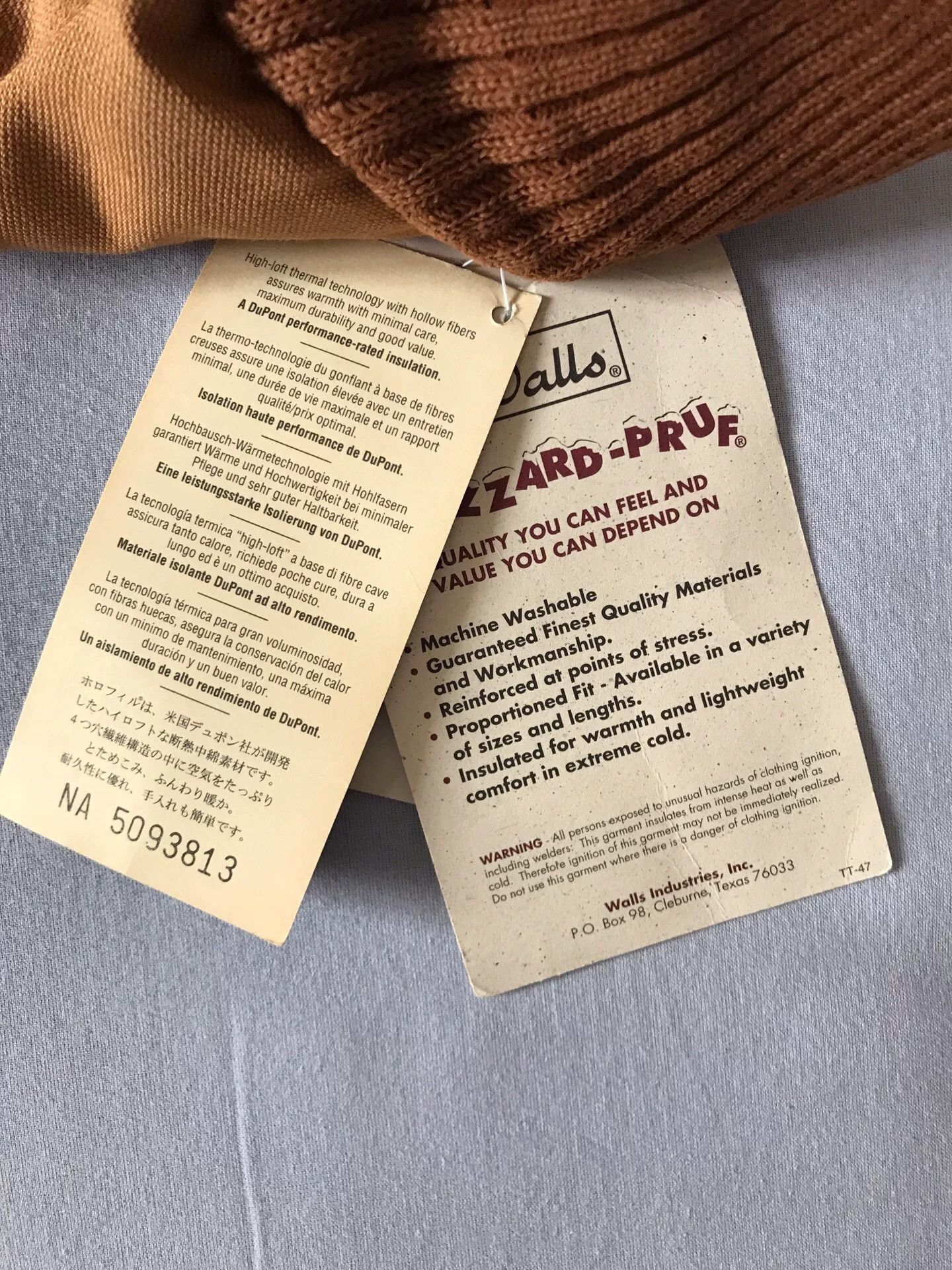 Walls 90s US-Made Walls 23-7550 Brown Canvas Jacket Size US L / EU 52-54 / 3 - 8 Thumbnail