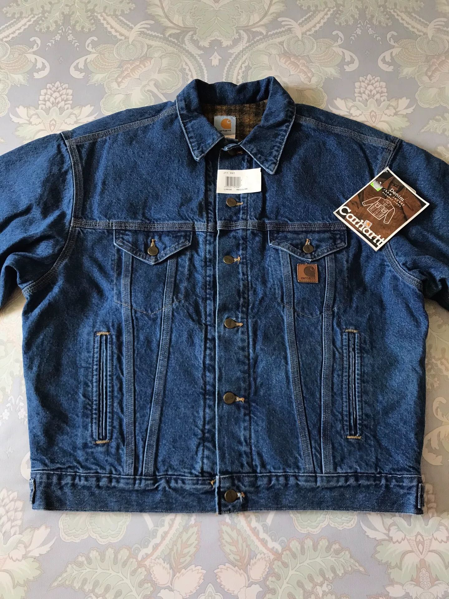 Carhartt Carhartt J11 DST US Made Denim Jacket Size US L / EU 52-54 / 3 - 4 Thumbnail