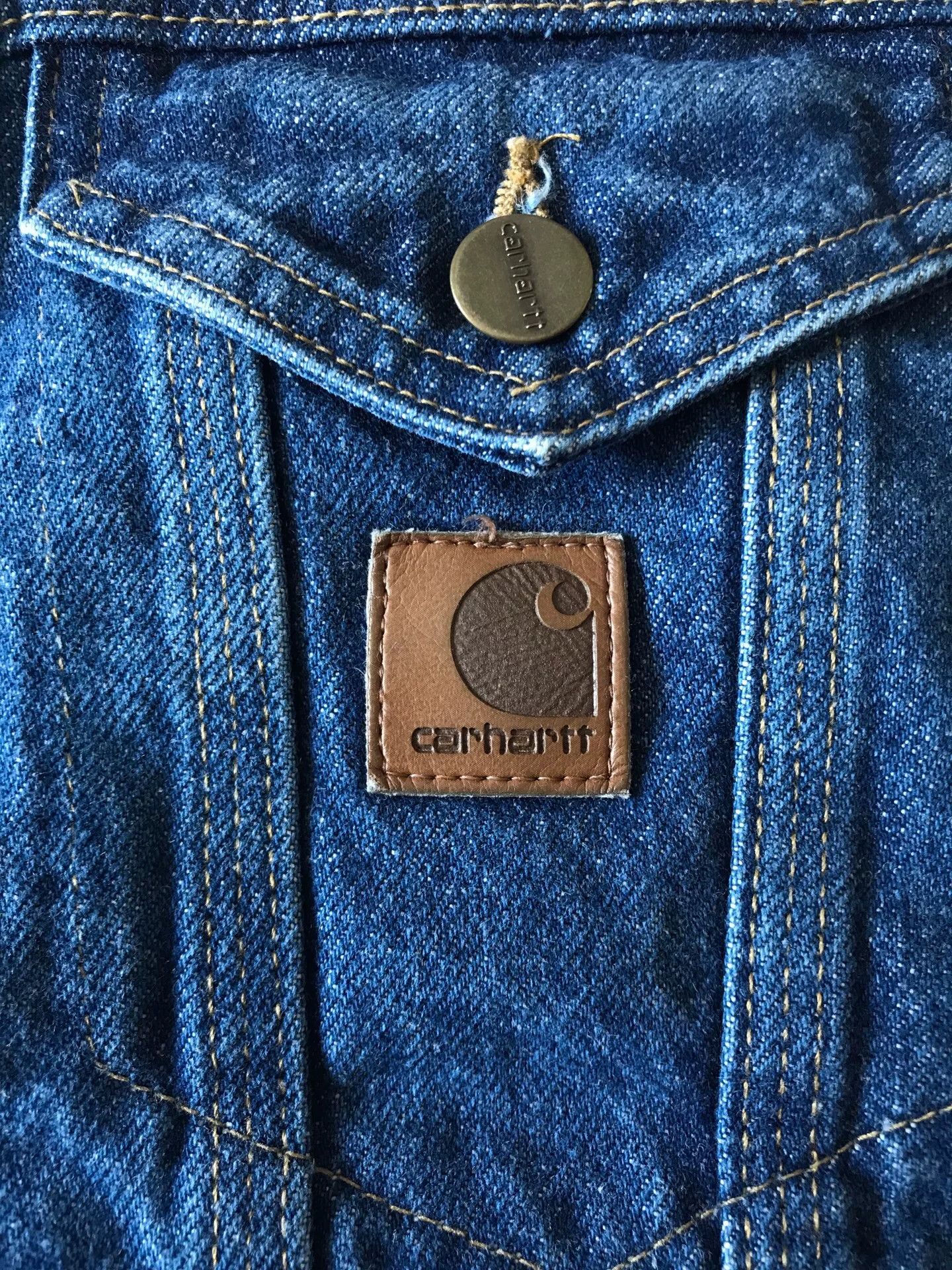 Carhartt Carhartt J11 DST US Made Denim Jacket Size US L / EU 52-54 / 3 - 6 Thumbnail