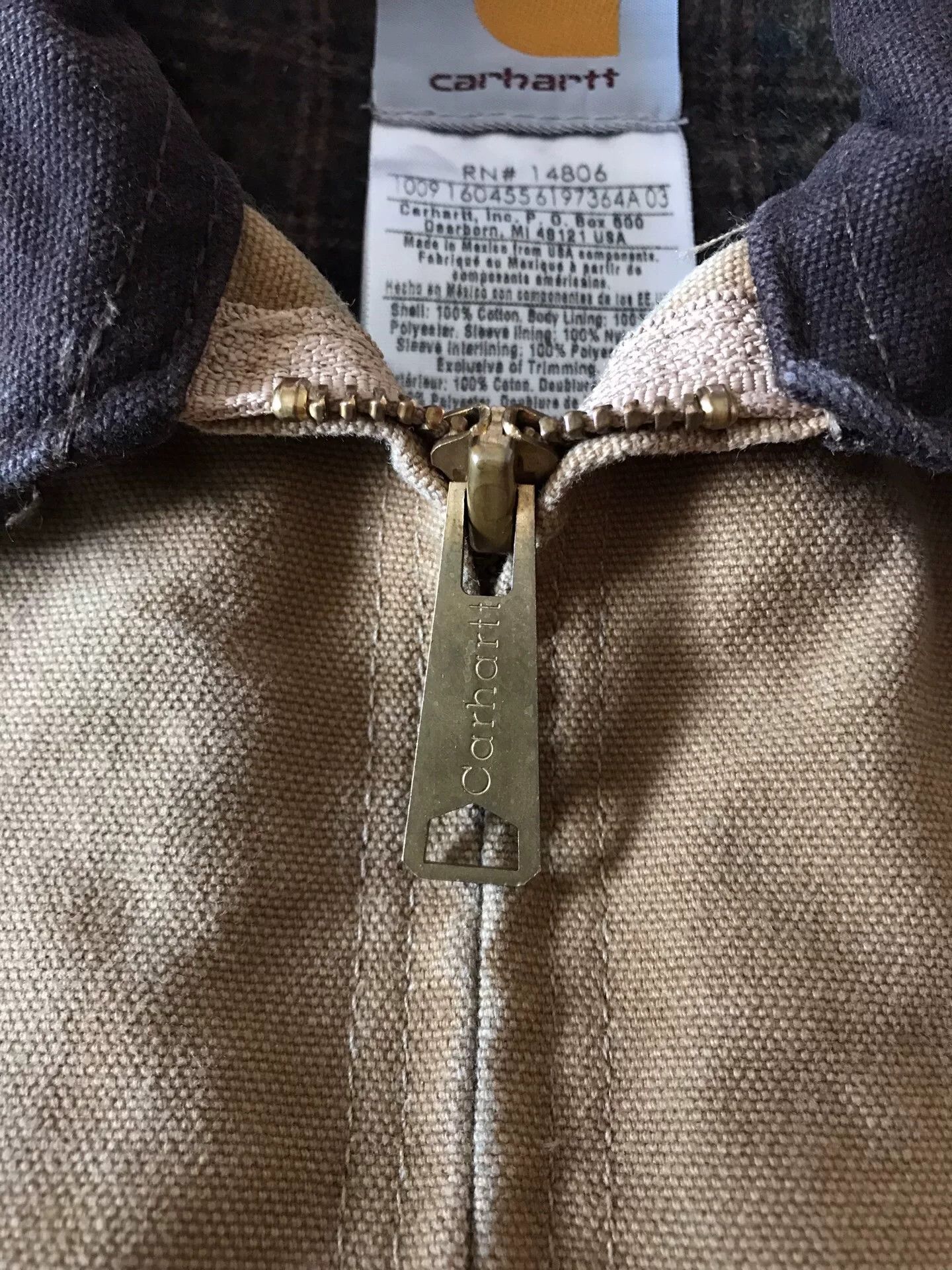 Carhartt Carhartt J97 Detroit Washed Canvas Jacket Size US M / EU 48-50 / 2 - 8 Thumbnail