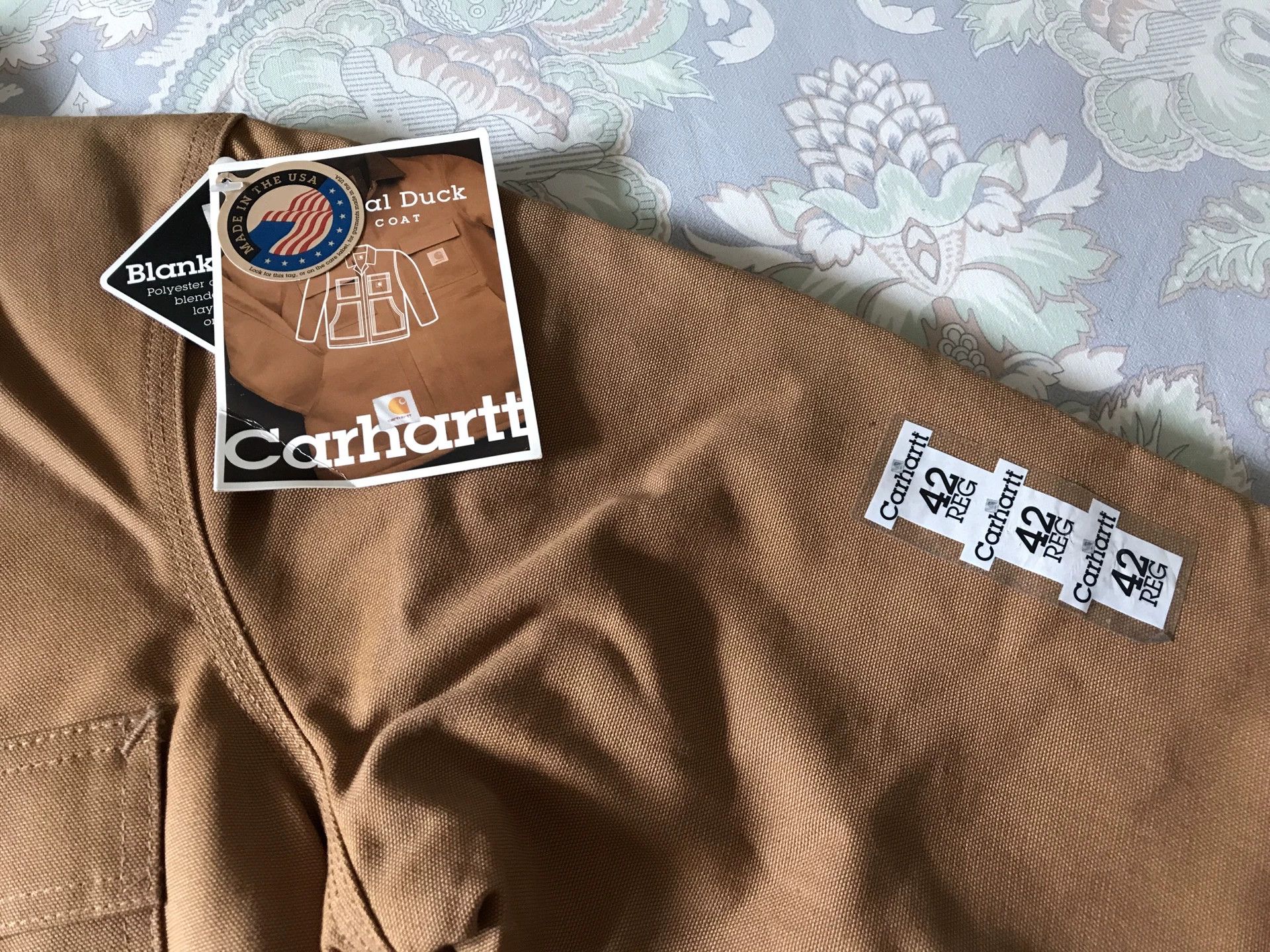 Carhartt Carhartt C04 Brown 42-TALL Canvas Jacket Size US XS / EU 42 / 0 - 7 Thumbnail