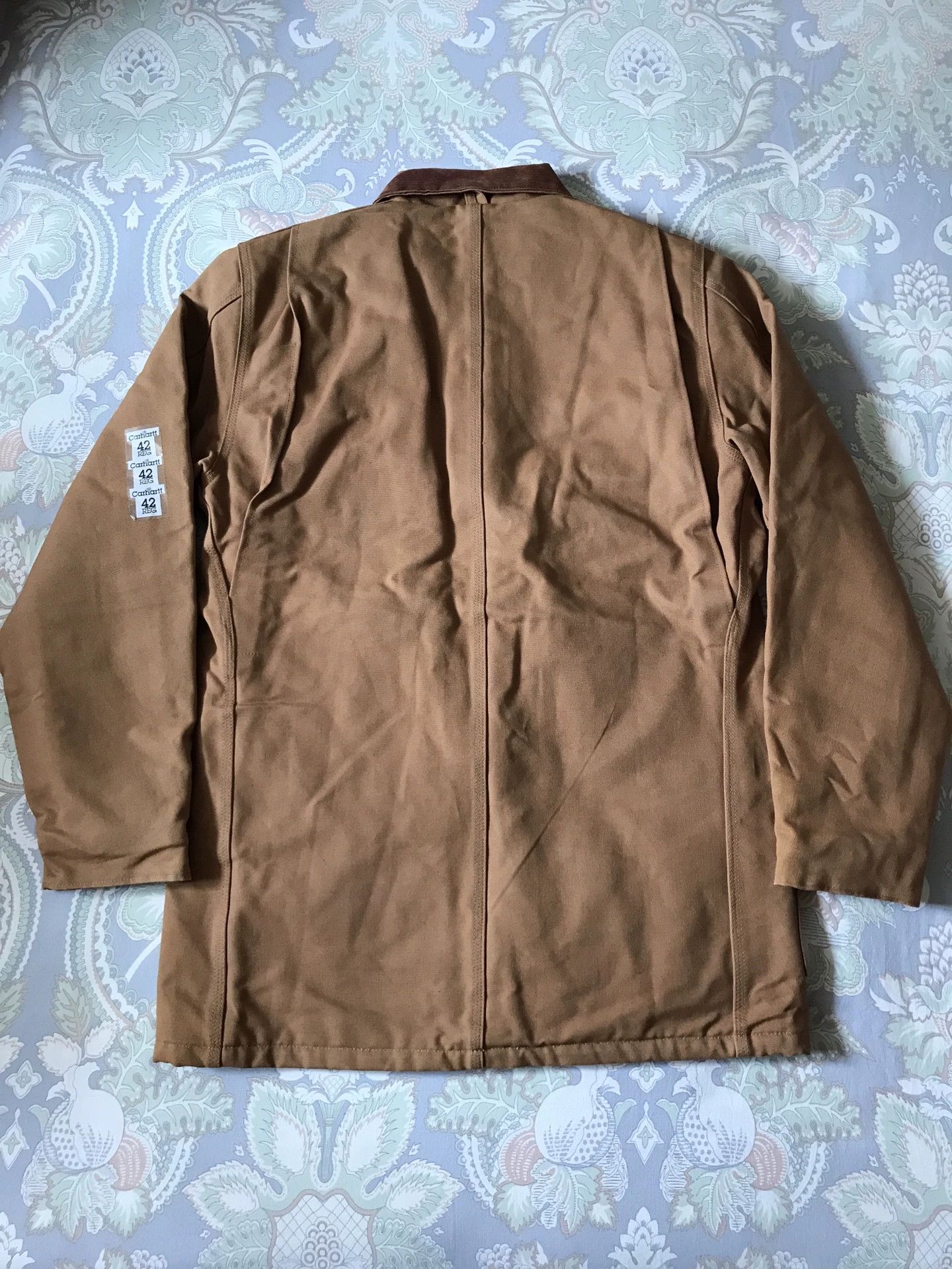 Carhartt Carhartt C04 Brown 42-TALL Canvas Jacket Size US XS / EU 42 / 0 - 2 Thumbnail