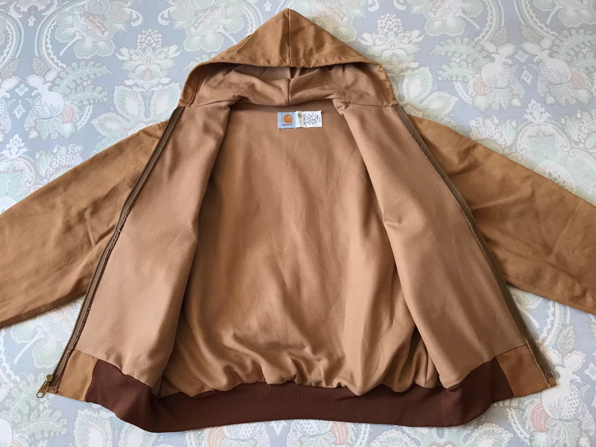 Carhartt 90s Carhartt JR106 Brown XL Hooded Jacket Size US XL / EU 56 / 4 - 3 Thumbnail