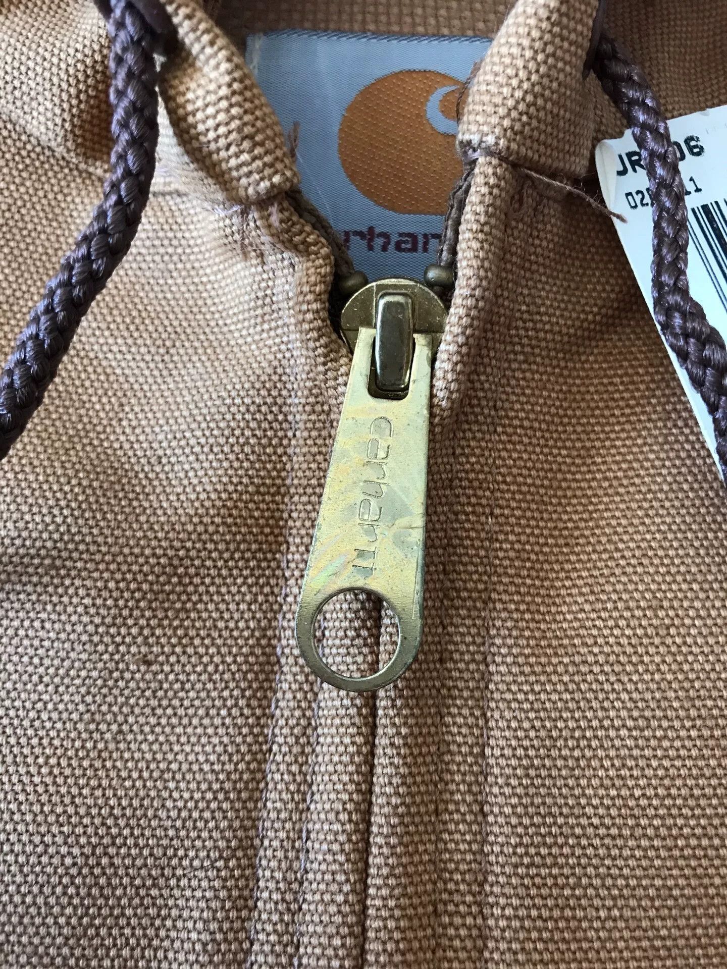 Carhartt 90s Carhartt JR106 Brown XL Hooded Jacket Size US XL / EU 56 / 4 - 7 Thumbnail