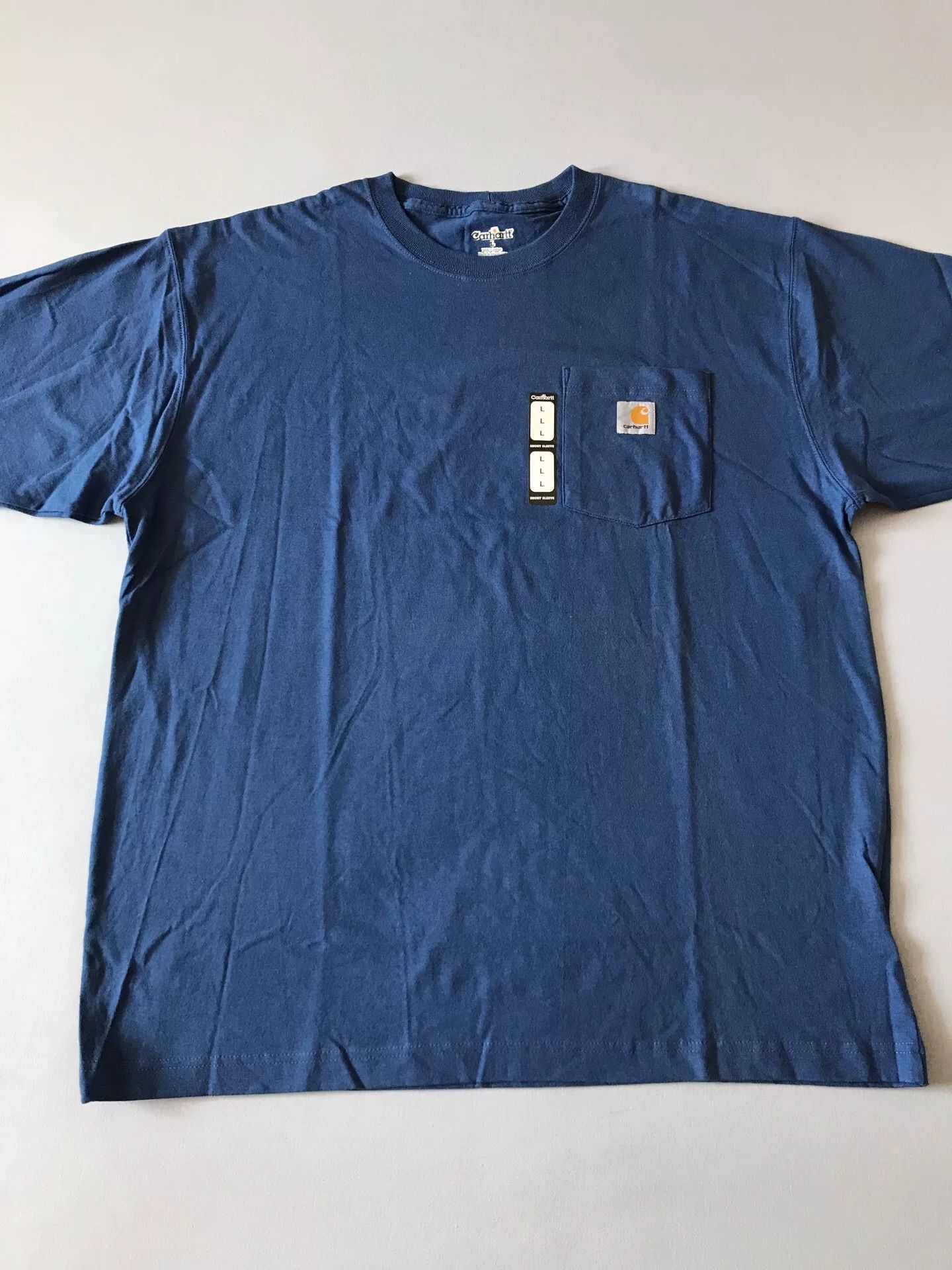 Carhartt Carhartt K87 Royal Blue Short Sleeve T-Shirt Size US L / EU 52-54 / 3 - 3 Thumbnail