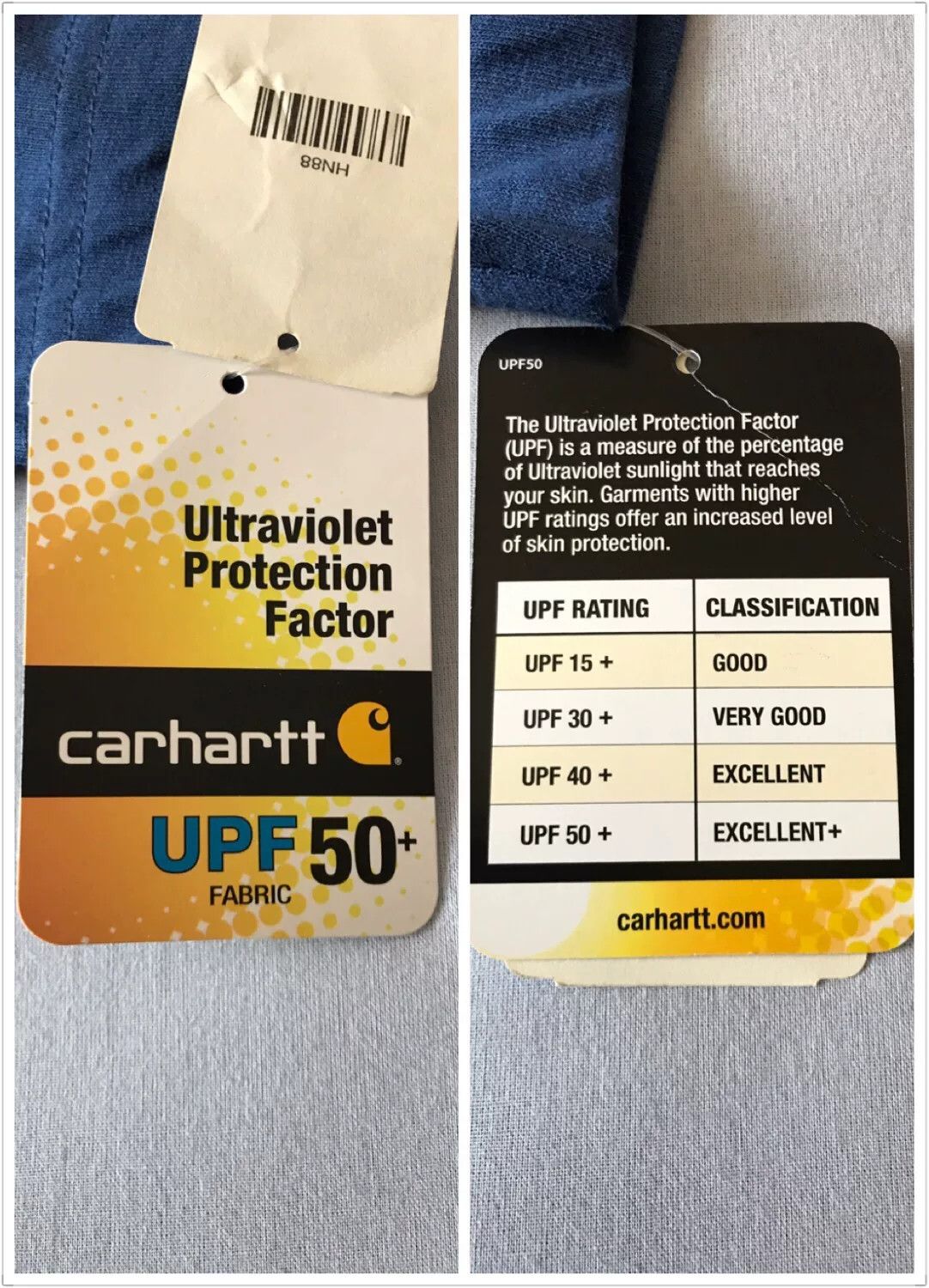 Carhartt Carhartt K87 Royal Blue Short Sleeve T-Shirt Size US L / EU 52-54 / 3 - 7 Thumbnail