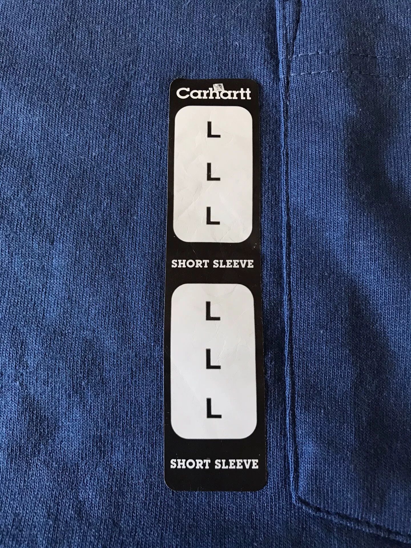 Carhartt Carhartt K87 Royal Blue Short Sleeve T-Shirt Size US L / EU 52-54 / 3 - 6 Thumbnail