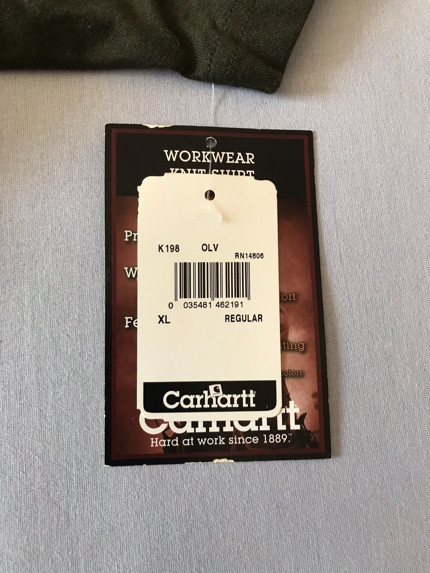 Carhartt Carhartt K198 XL Olive Green Polo Shirt Size US XL / EU 56 / 4 - 7 Thumbnail