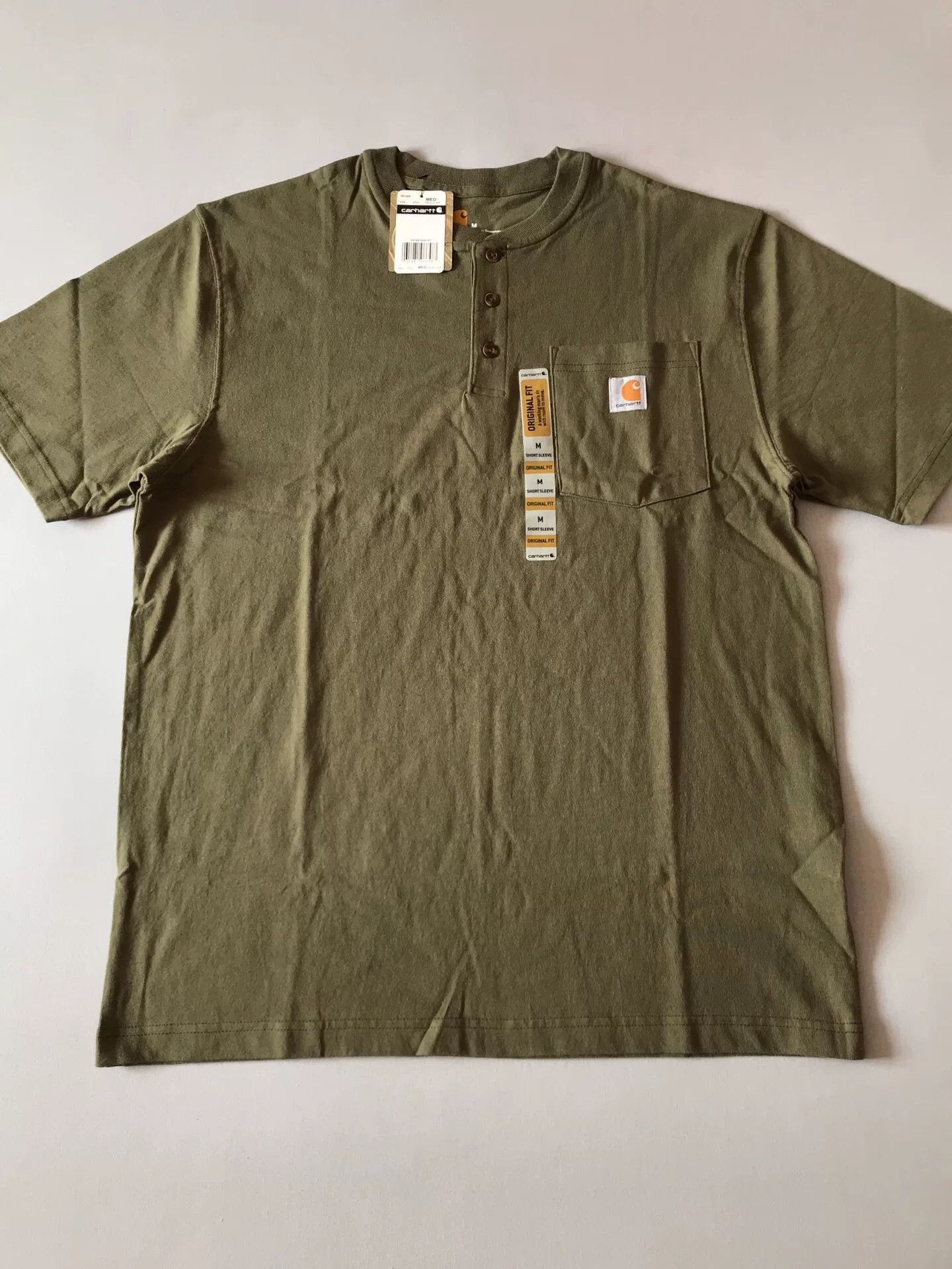 Carhartt Carhartt K84 ARG Henley Short Sleeve T-Shirt Size US M / EU 48-50 / 2 - 3 Thumbnail